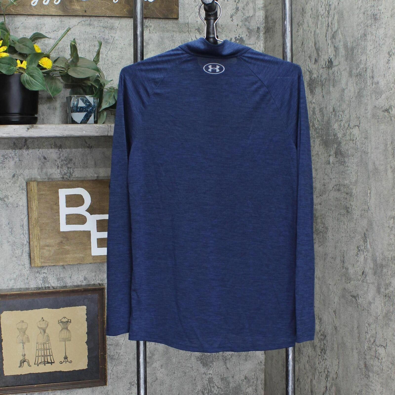 Under Armour Under Armour Zip Pullover Shirt Top 1668f7a4beb924 Blue S Size US S / EU 44-46 / 1 - 2 Thumbnail