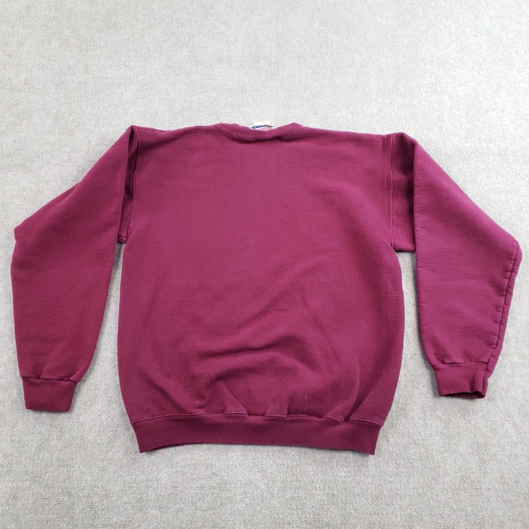 Hanes VINTAGE Hanes Sweatshirt Mens M Red Pullover Crewneck Fleece Heavyweight Cotton Polyester PrintPro Y2K Size US M / EU 48-50 / 2 - 7 Thumbnail