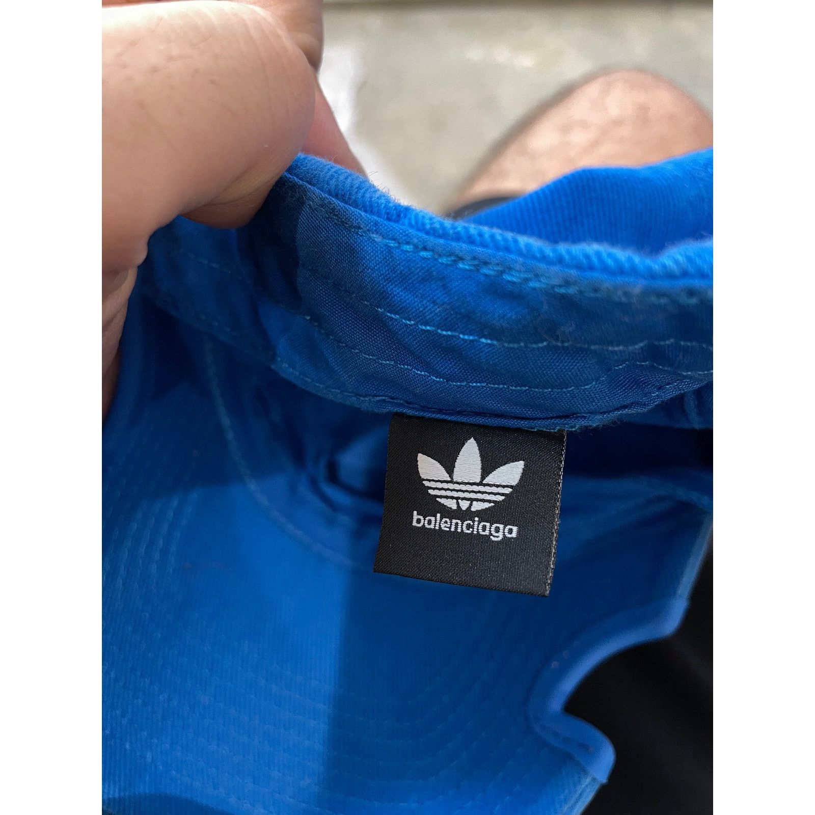 Balenciaga Balenciaga Adidas Blue Cap Size ONE SIZE - 3 Thumbnail