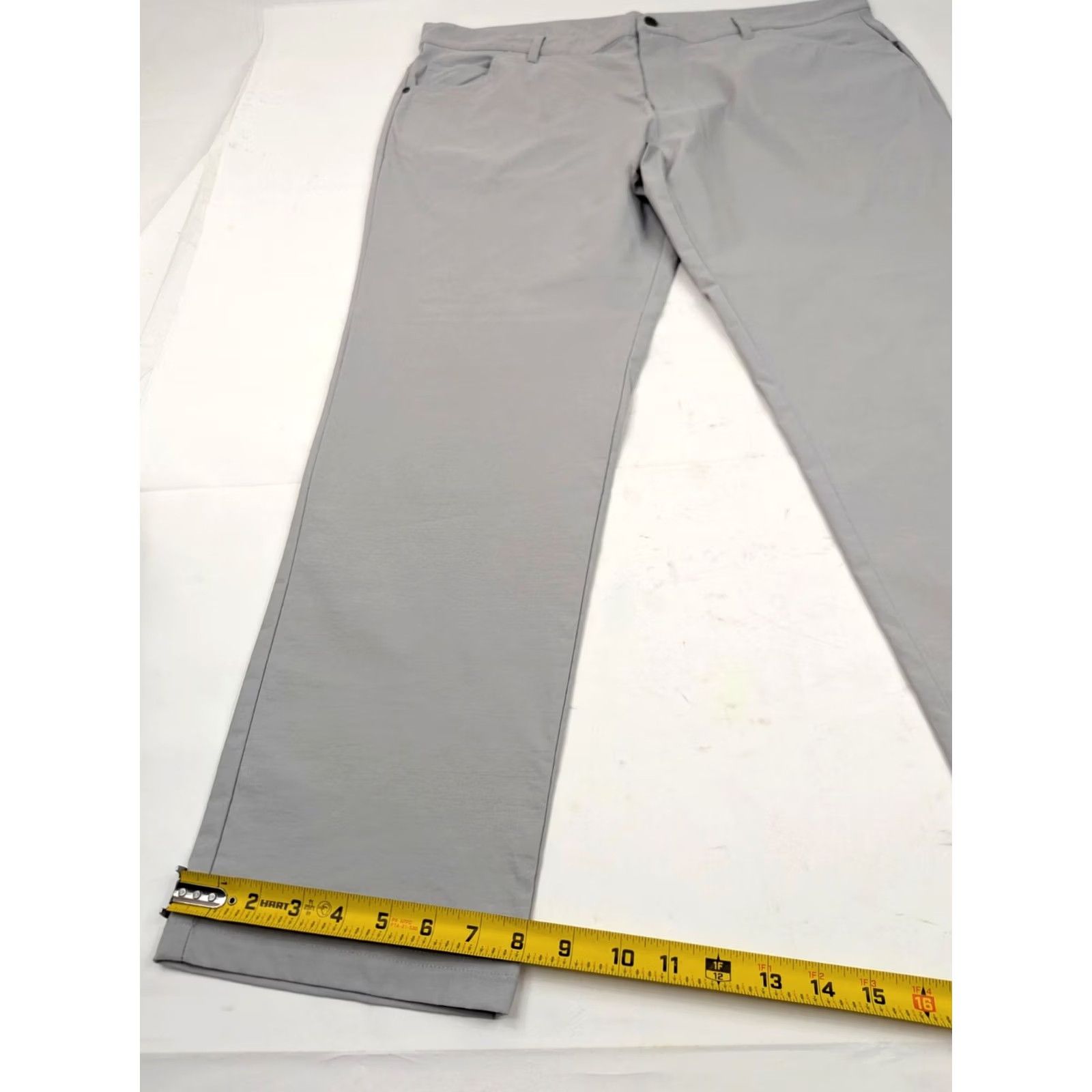 Adidas Adidas Adicross Beyond 18 Golf Pants Men Gray 42x32 Regular Stretch Performance 90s City logo USA Pants Mens Size US 43 - 2 Thumbnail