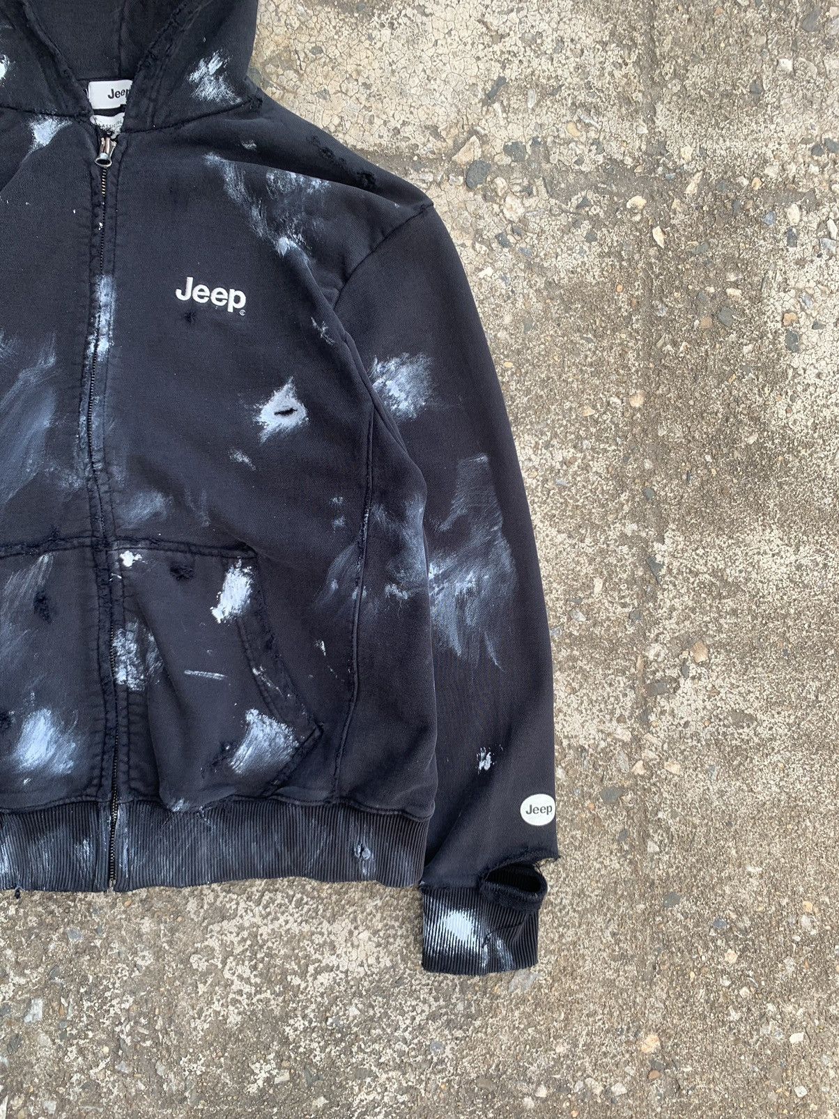 Vintage Vintage thrashed jeep painter hoodie Size US S / EU 44-46 / 1 - 3 Thumbnail