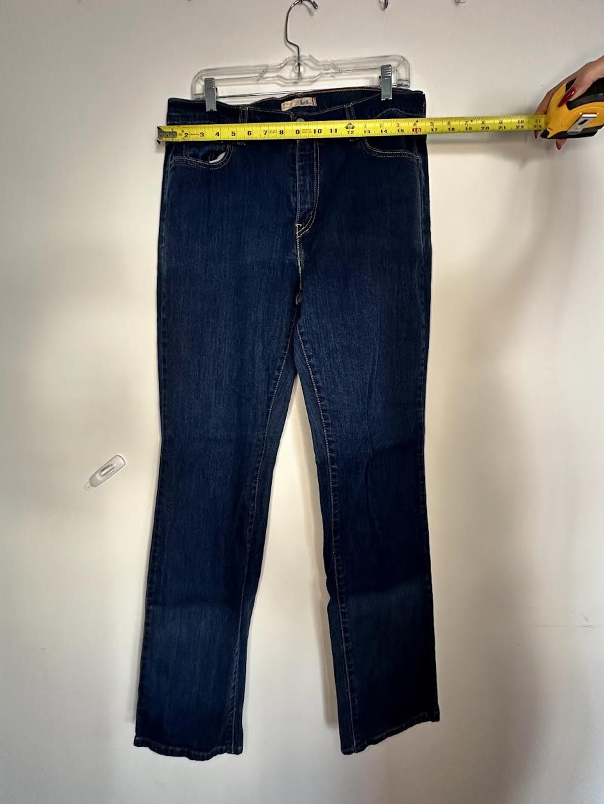 Levi's Levi's 505 Regular Fit Straight Leg Jeans - Sz. 14 Long Size 36" / US 14 / IT 50 - 3 Thumbnail