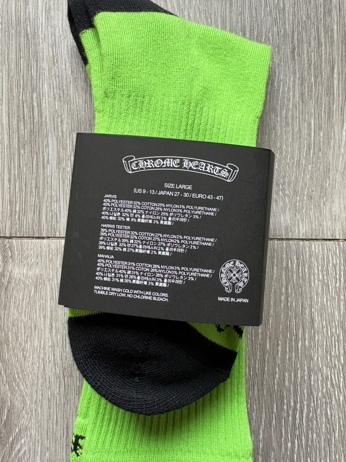 Chrome Hearts Chrome Hearts Green Foti Socks Size ONE SIZE - 3 Thumbnail