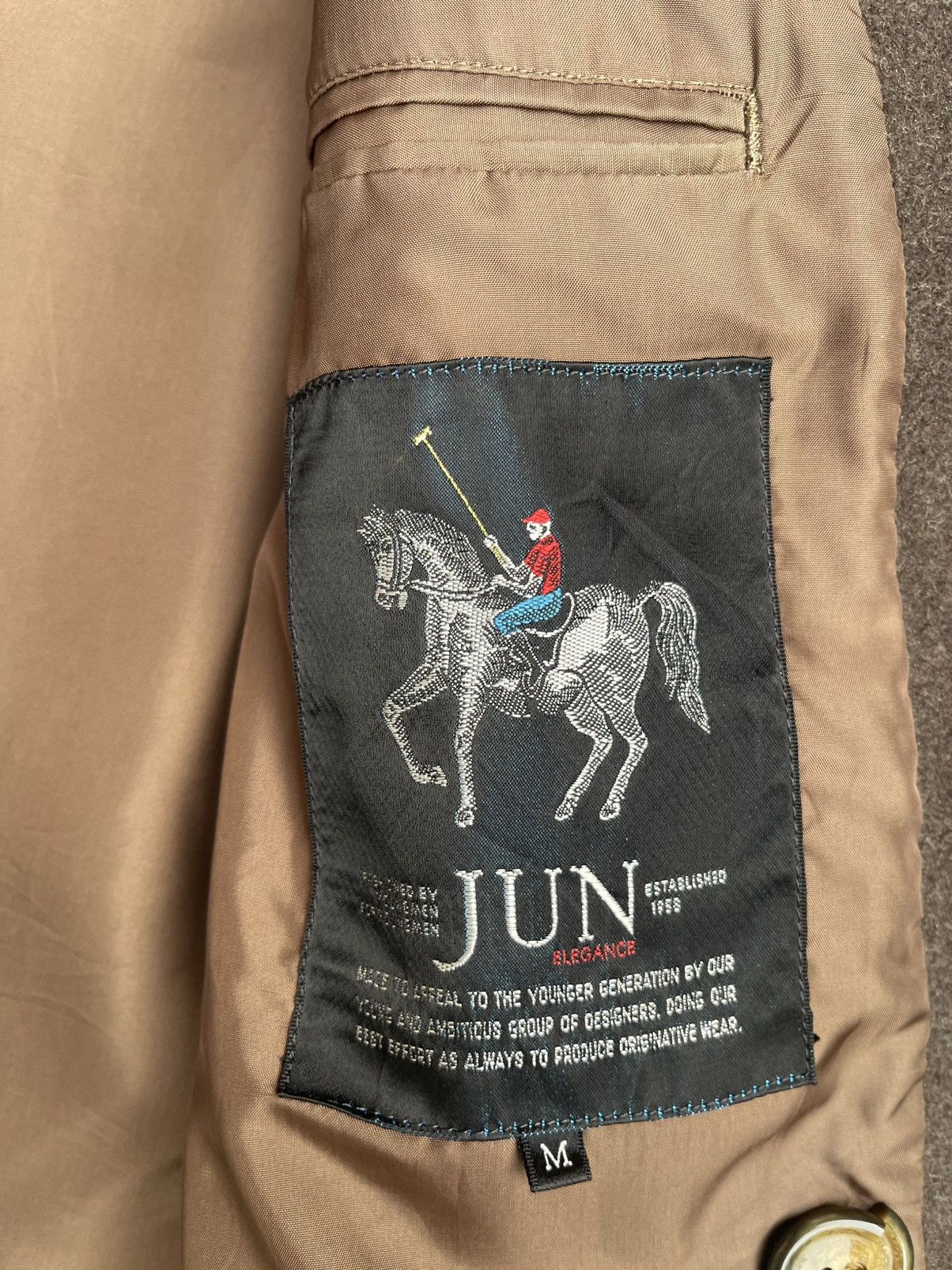 JUN MEN Jun Men ‘Elegance of Horsemen’ Wool Overcoat, Tokyo Heritage Size US M / EU 48-50 / 2 - 4 Thumbnail