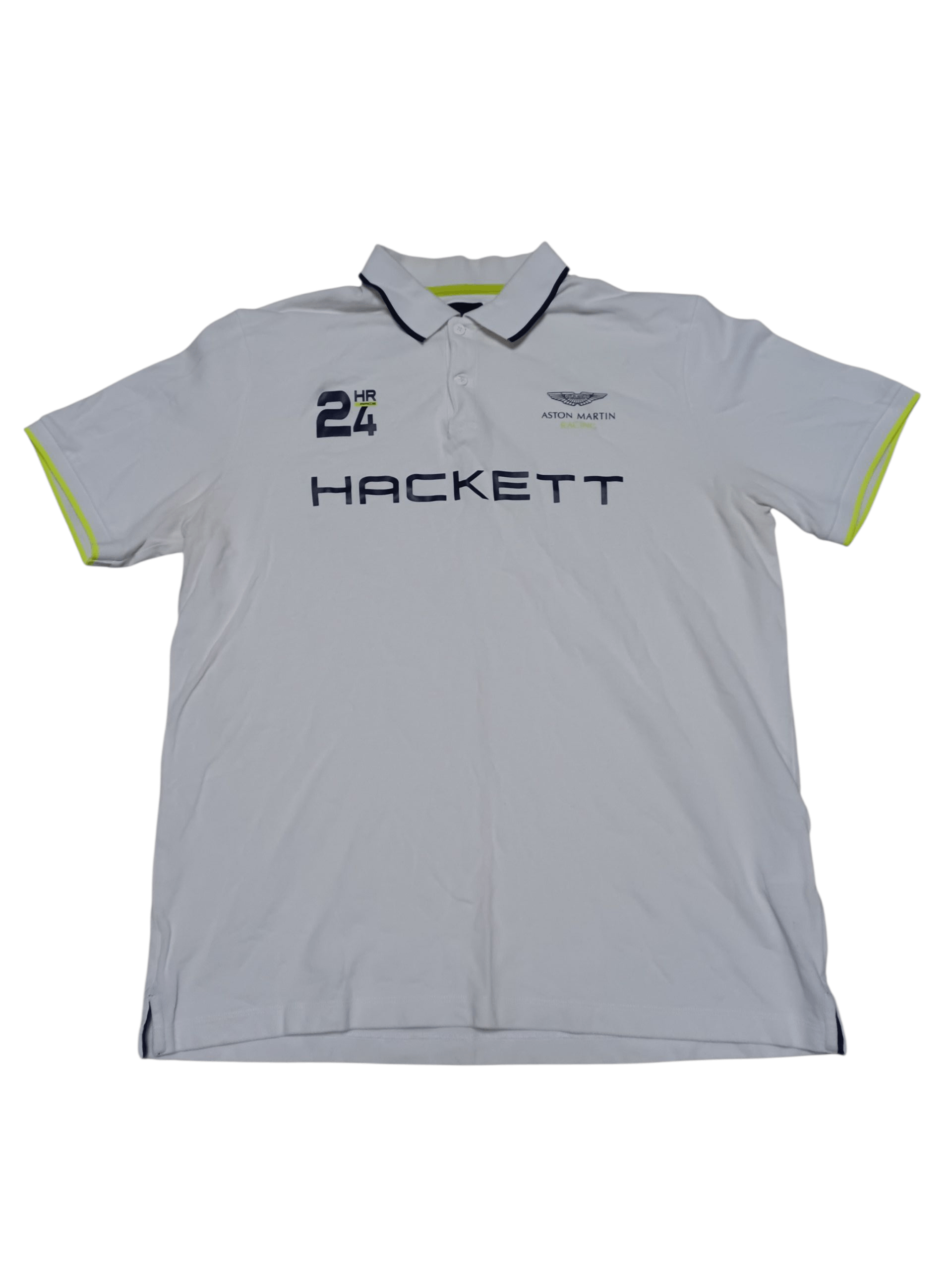 Hackett HACKETT X ASTON MARTIN RACING BIG LOGO LUXURY POLO SHIRT Size US XXL / EU 58 / 5 - 1 Thumbnail
