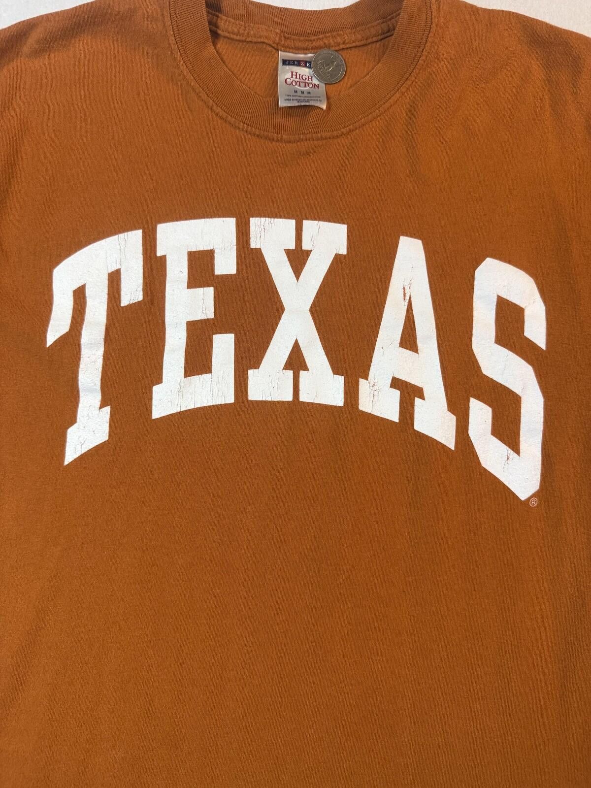 Jerzees Vintage Texas Longhorns TShirt Size M Jerzees Y2K Tag Size US M / EU 48-50 / 2 - 2 Thumbnail