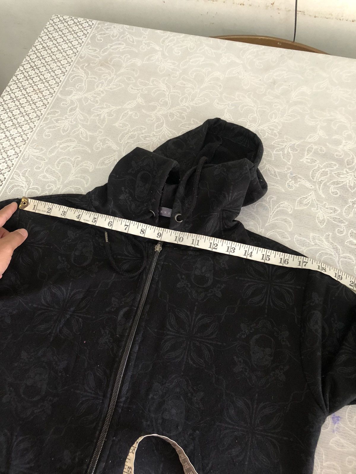 Nice🔥 Gwanner Full Print Skull Bondage Punk Hoodie
