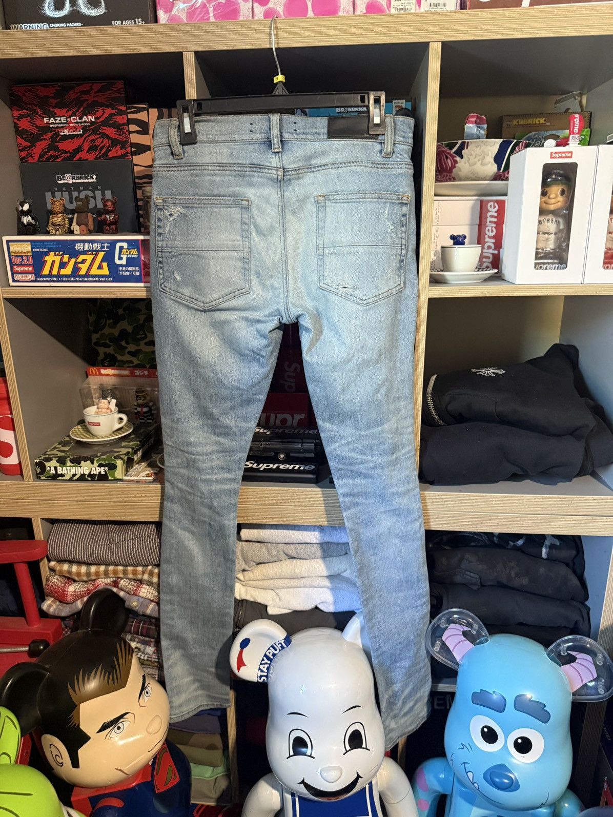 Amiri Amiri Distressed Lightwash Skinny Denim Size US 34 / EU 50 - 5 Thumbnail