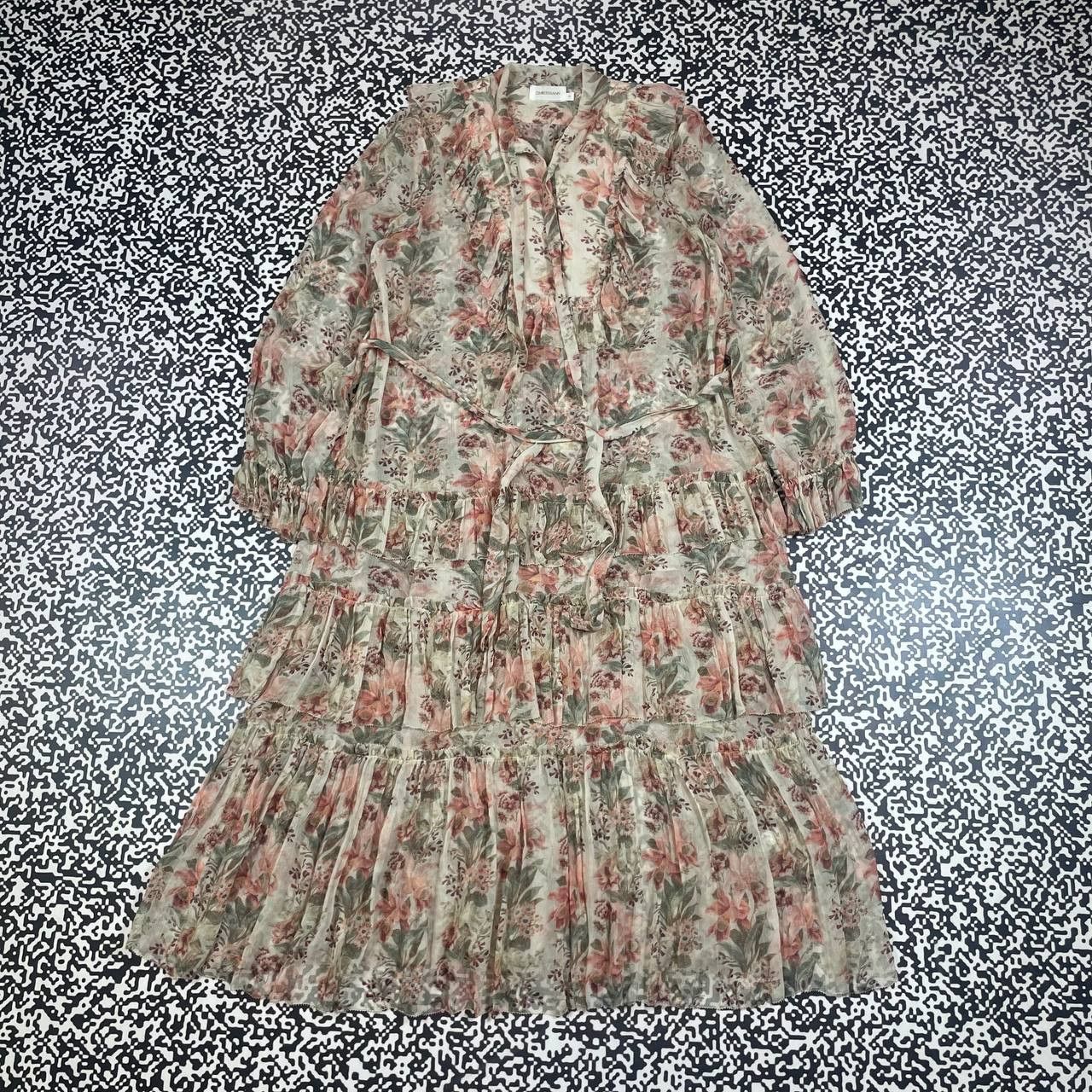 Zimmermann ZIMMERMANN Silk Frolal Maxi Dress Luxury Y2K Style Size L / US 10 / IT 46 - 3 Thumbnail