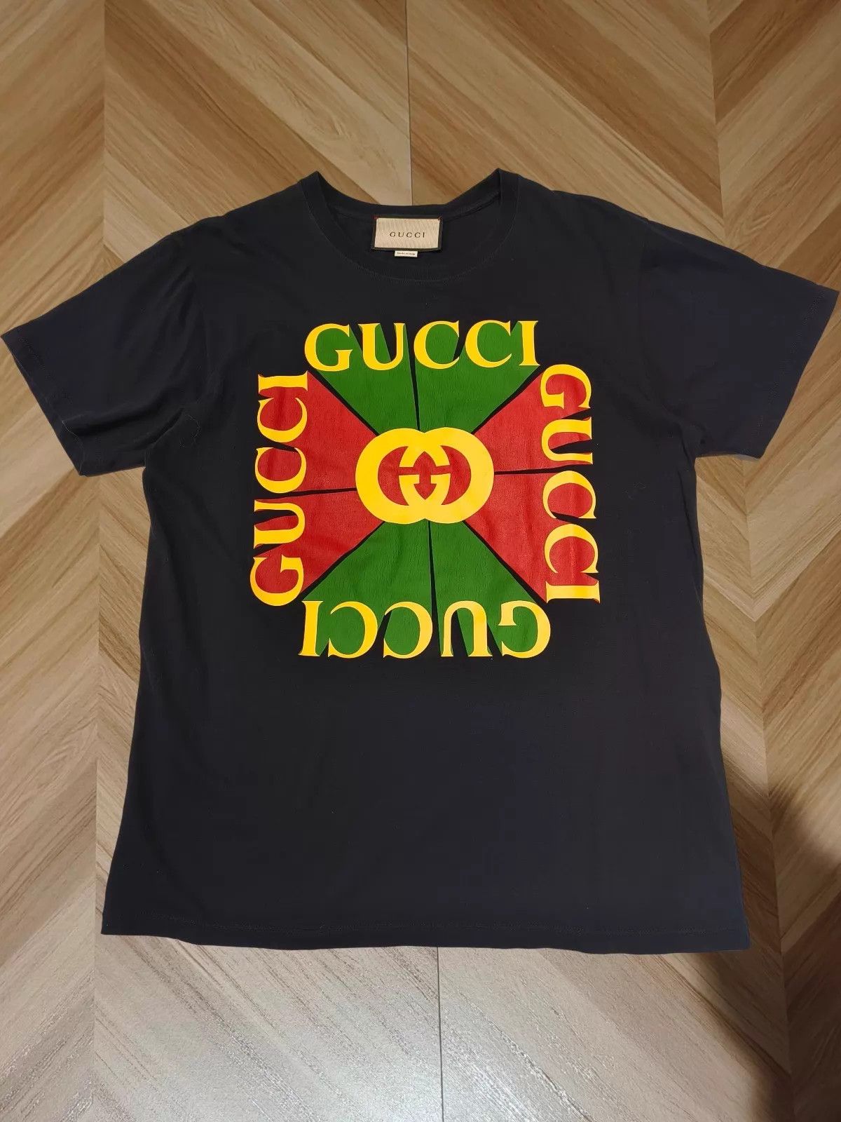 Gucci Gucci Black Crew Neck Short Sleeve T-Shirt XS (Italy) Size XS / US 0-2 / IT 36-38 - 1 Thumbnail
