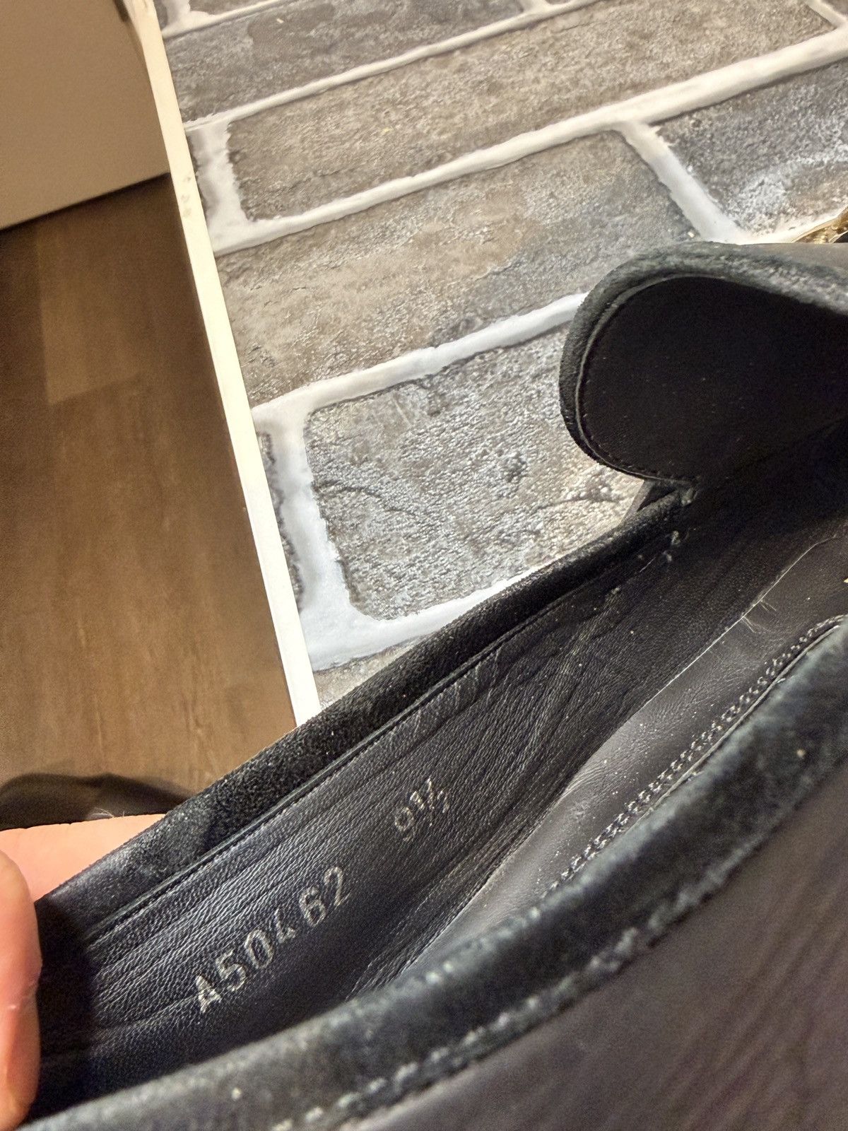 Dolce & Gabbana DOLCE & GABBANA BLACK LEATHER DG LOGO LOAFERS SHOES Size US 9.5 / EU 42-43 - 7 Thumbnail