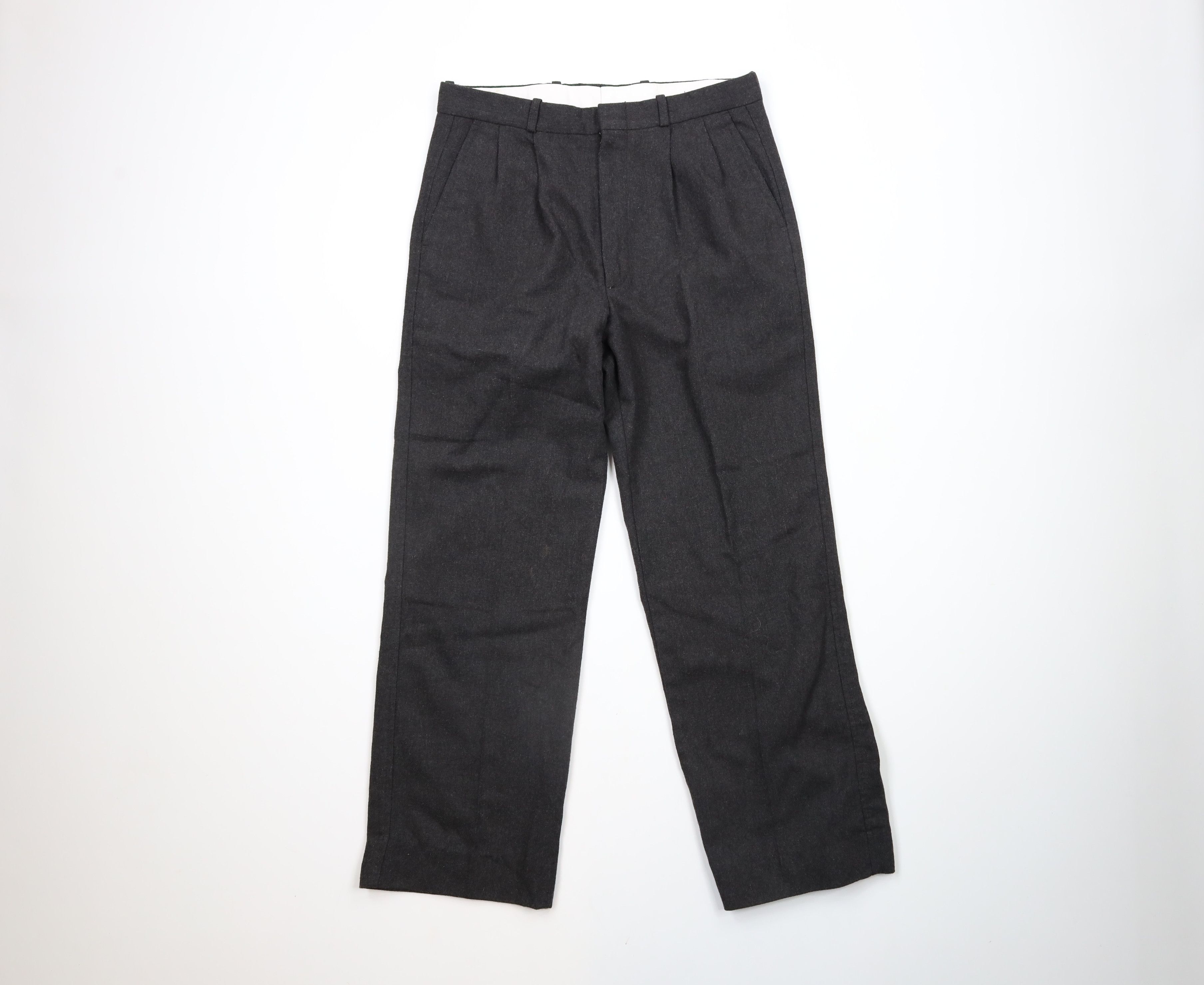 Vintage Vintage 70s Streetwear Wool Tweed Chino Pants Gray USA Size US 30 / EU 46 - 1 Thumbnail