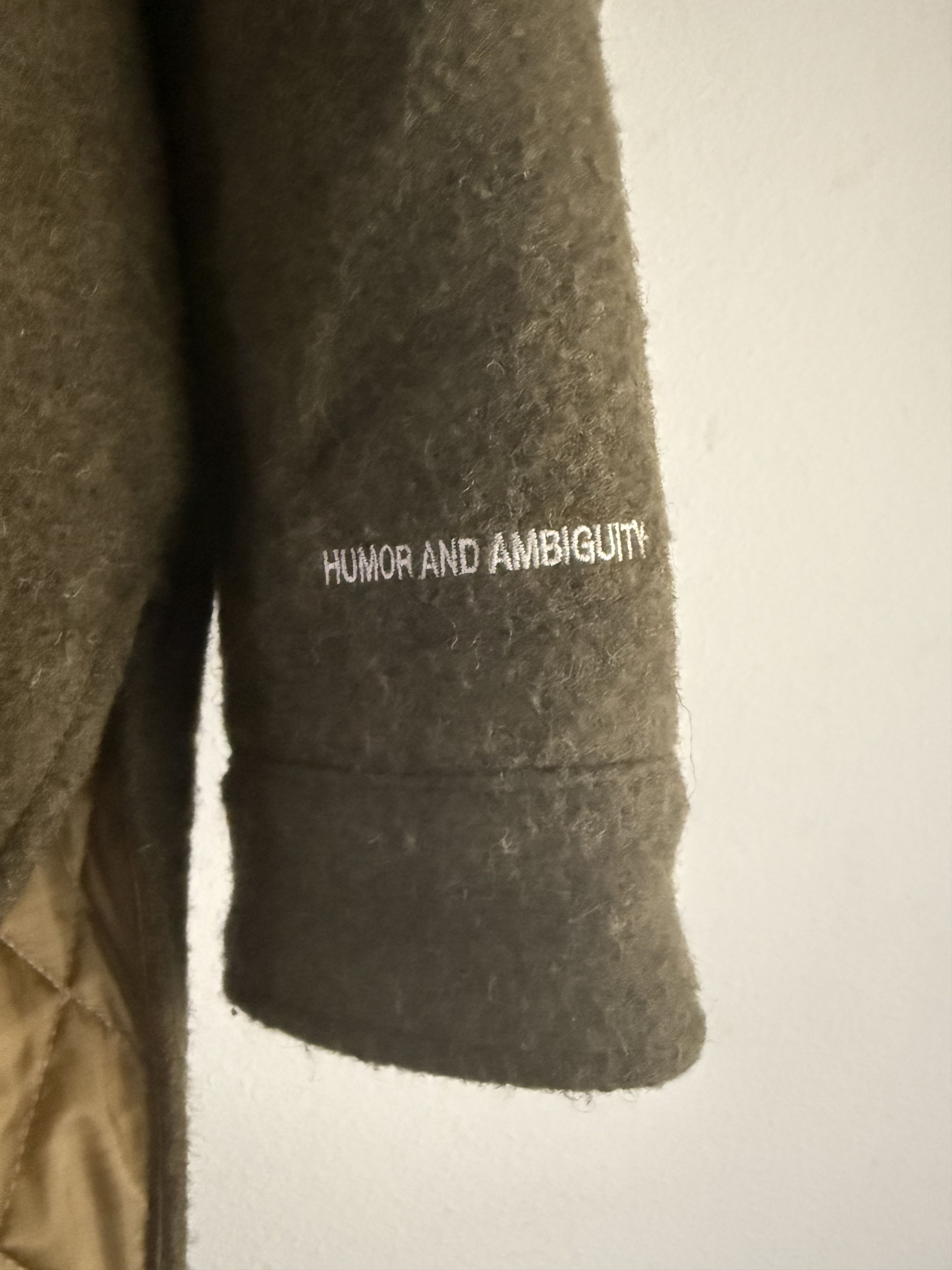 READYMADE Embroidered Boiled Wool Quilted Overshirt Size US M / EU 48-50 / 2 - 14 Thumbnail