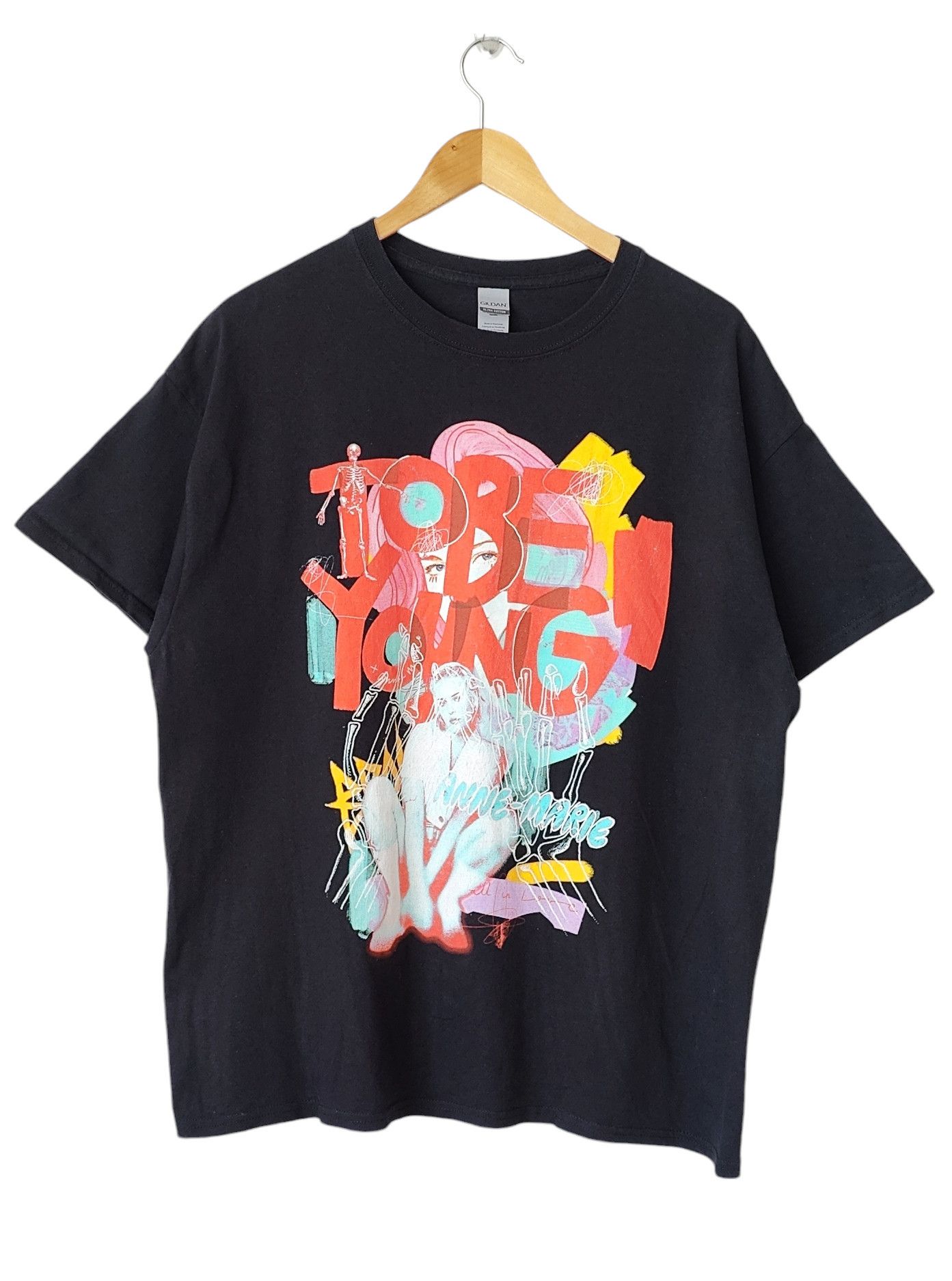 Band Tees Anne Marie x Doja Cat To Be Young Promo Tshirt Size US XL / EU 56 / 4 - 1 Thumbnail