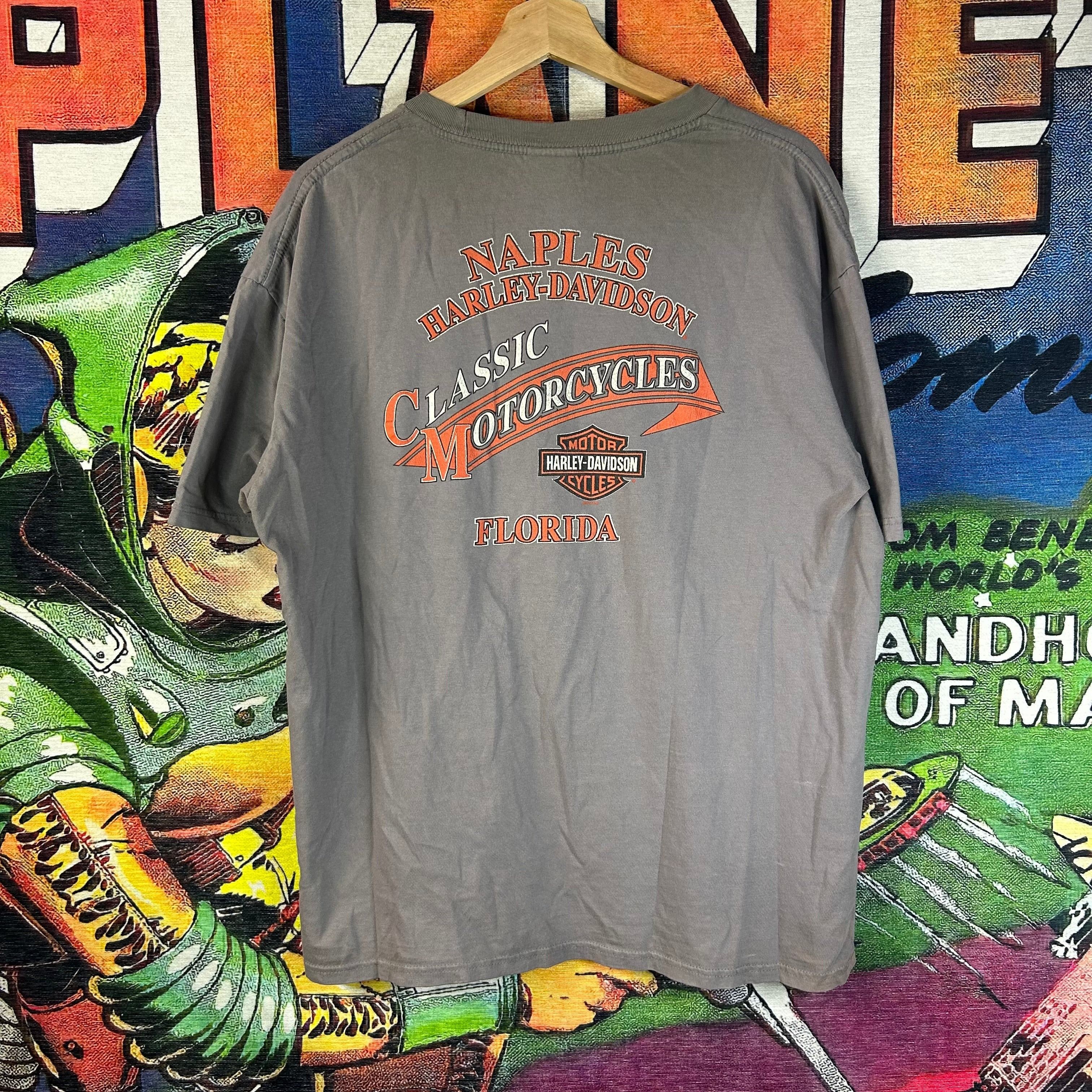 Harley Davidson Harley Davidson Naples Florida Tee Size XL Size US XL / EU 56 / 4 - 2 Thumbnail
