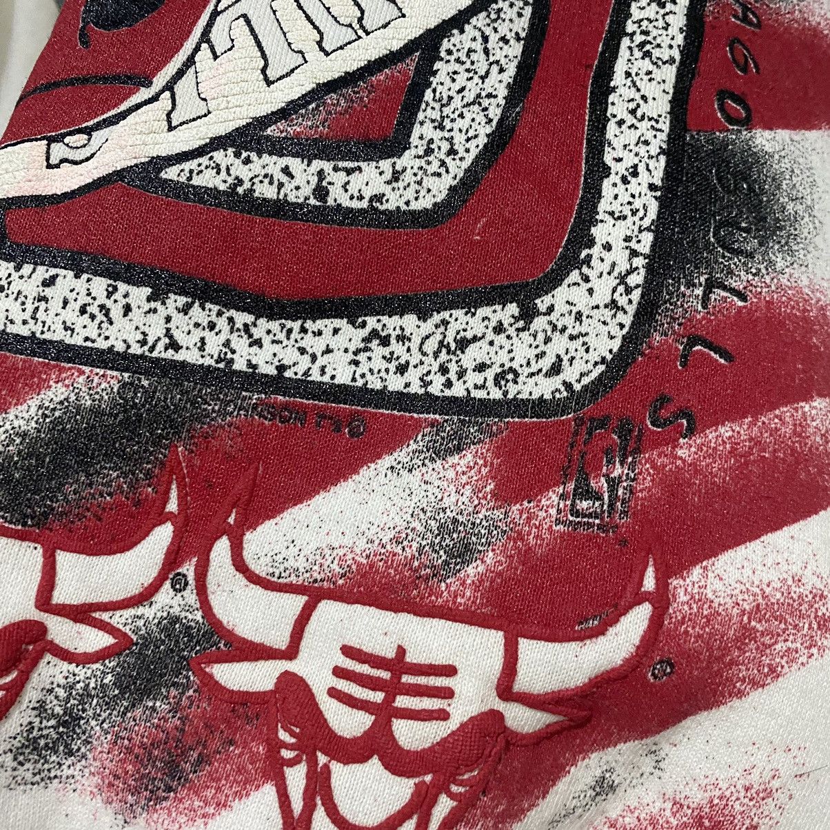 NBA × Vintage Vintage 90’s Chicago Bulls CRAYON DESIGN By Magic Johnson Size US L / EU 52-54 / 3 - 6 Thumbnail