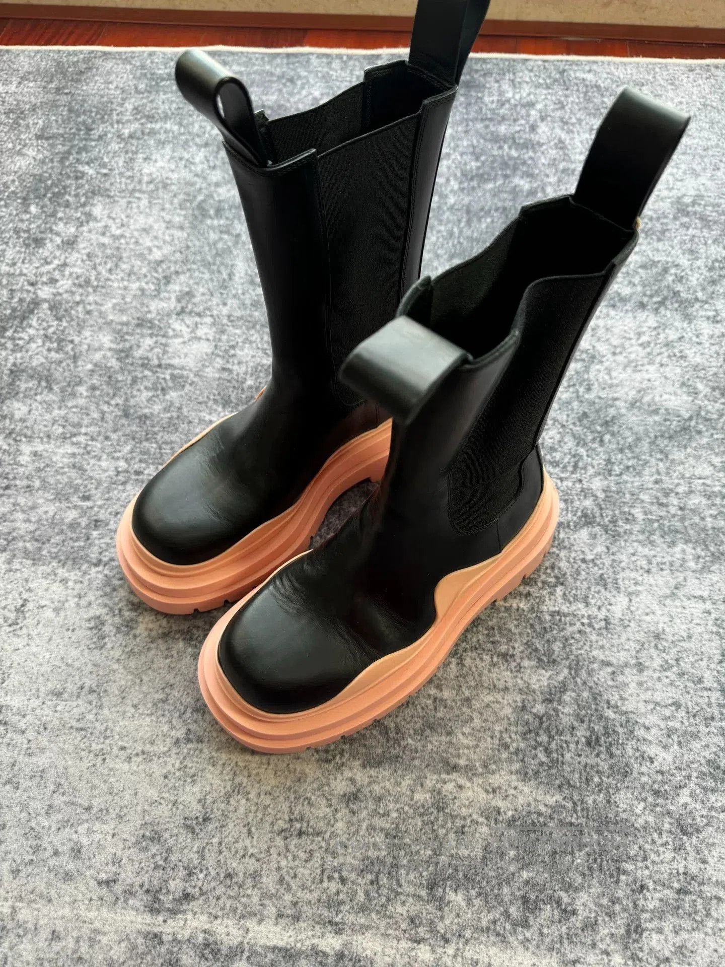 Bottega Veneta Bottega Veneta Foundation Color Boots. Size US 4 / IT 34 - 4 Thumbnail