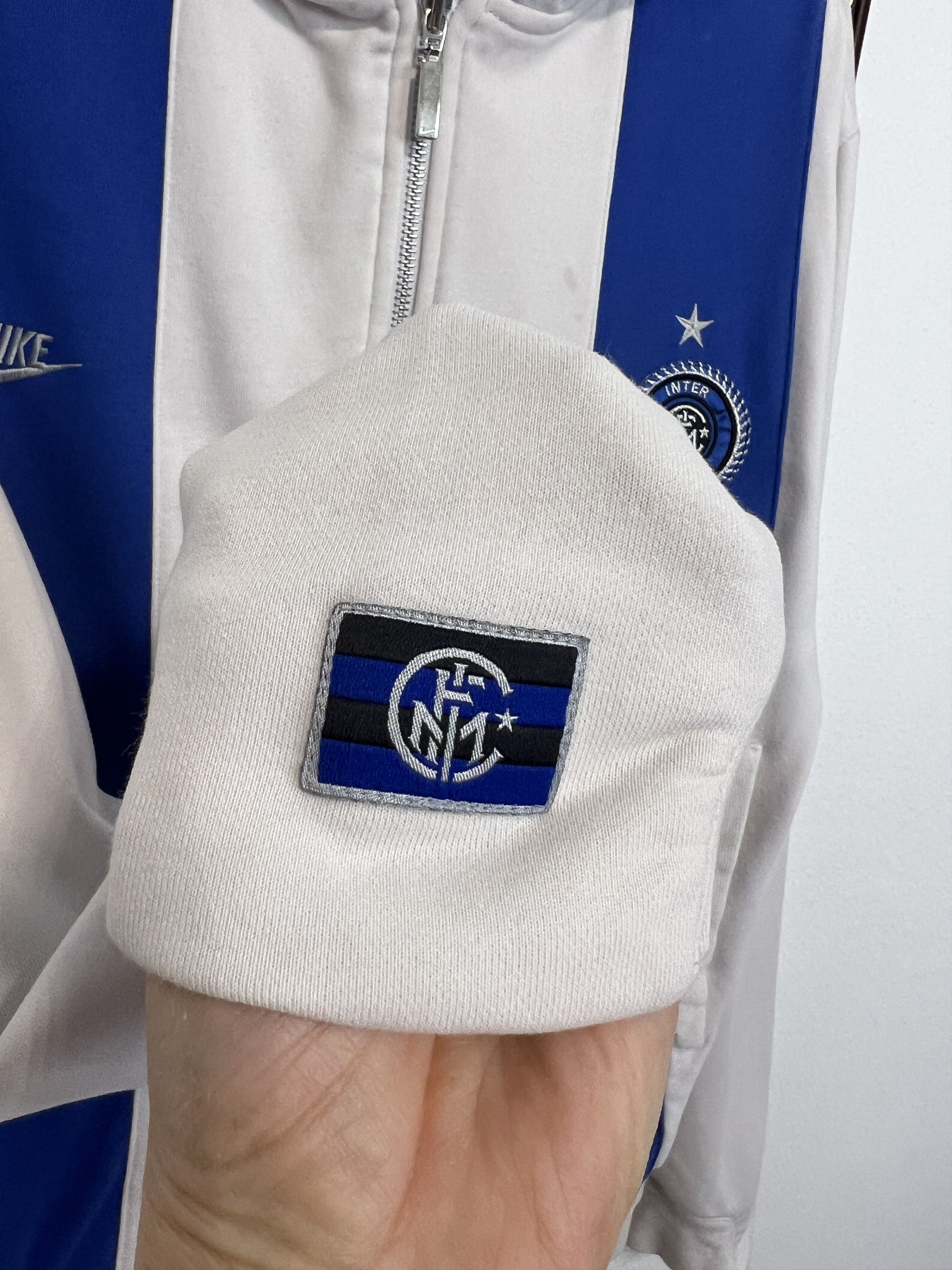 Nike Vintage Inter Milan Football Hoodie Soccer Jacket Maglia Size US M / EU 48-50 / 2 - 4 Thumbnail
