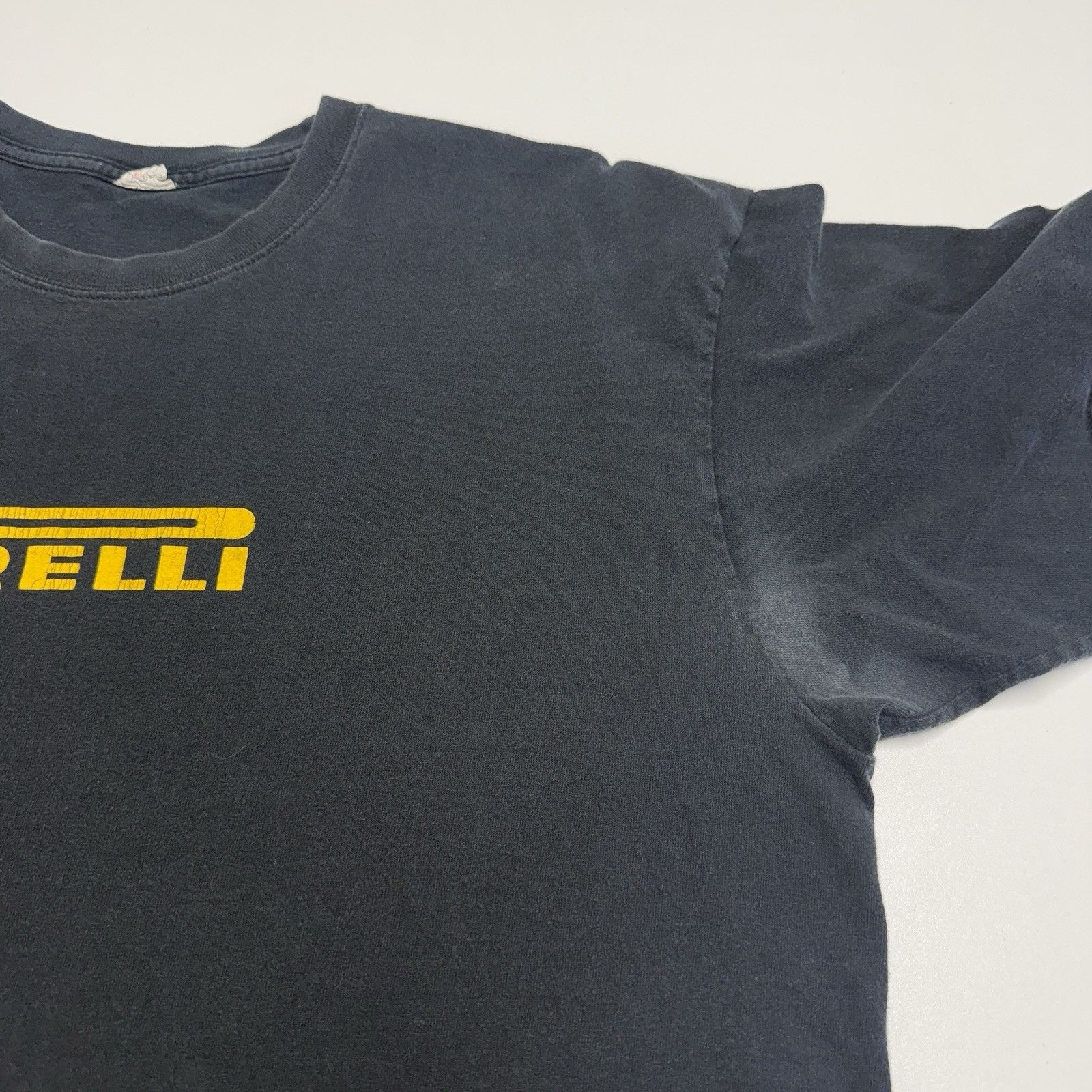 Pirelli Vintage Pirelli T Shirt Men XL Black Short Sleeve Y2K Race T Size US XL / EU 56 / 4 - 5 Thumbnail