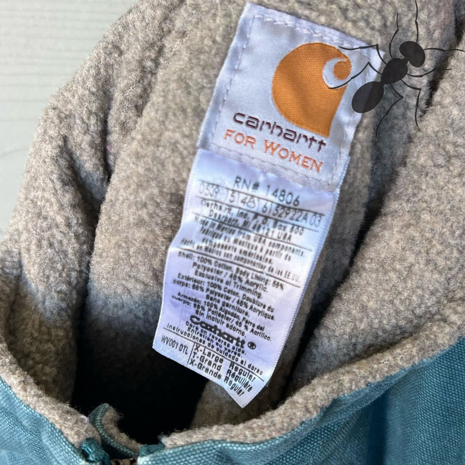 Carhartt × Vintage Carhartt WOMENS V001 DTL blue work wear vest Size US XL / EU 56 / 4 - 4 Thumbnail