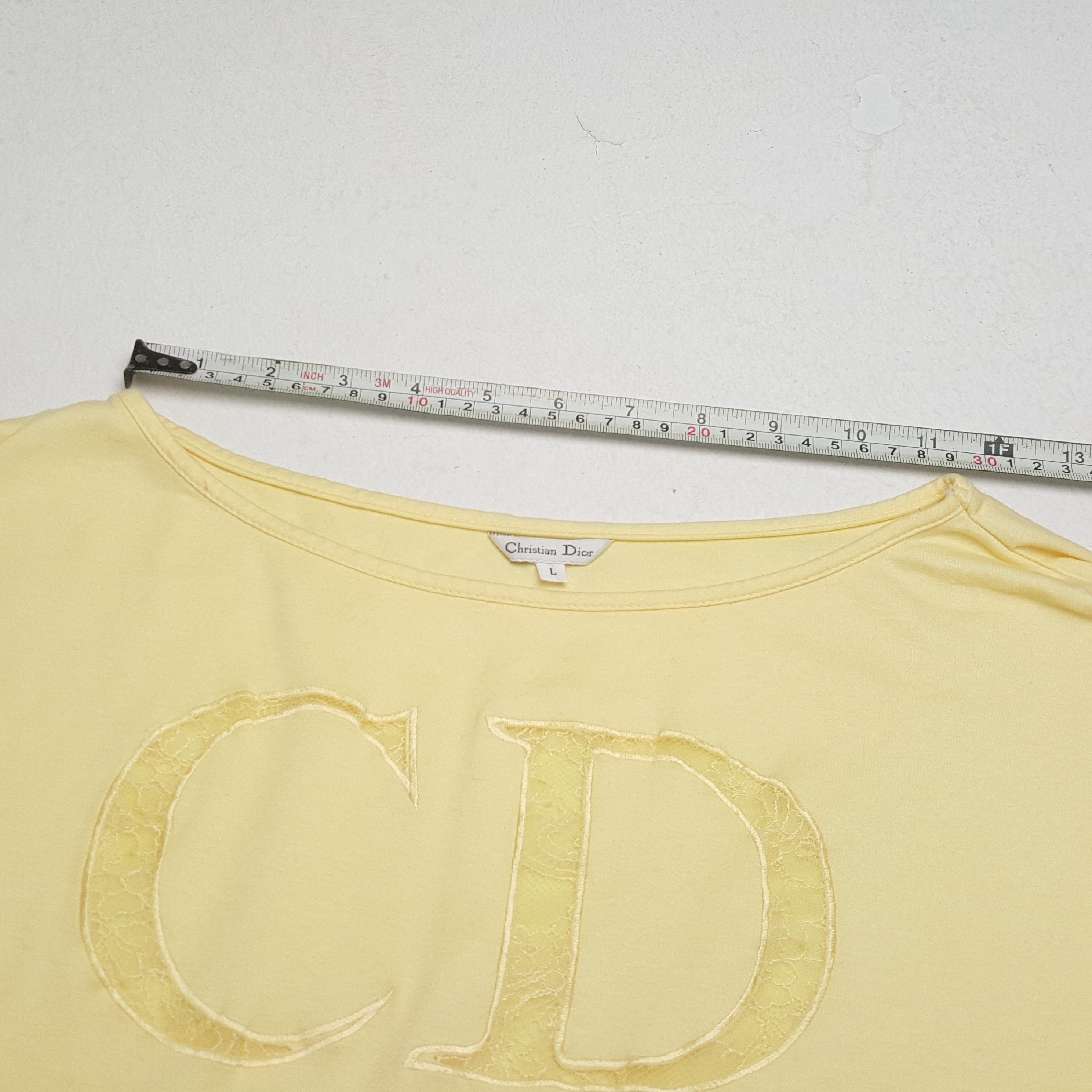 Christian Dior Monsieur × Vintage Vintage CRISTION DIOR Italian Fashion Brand T-Shirt Size L / US 10 / IT 46 - 8 Thumbnail