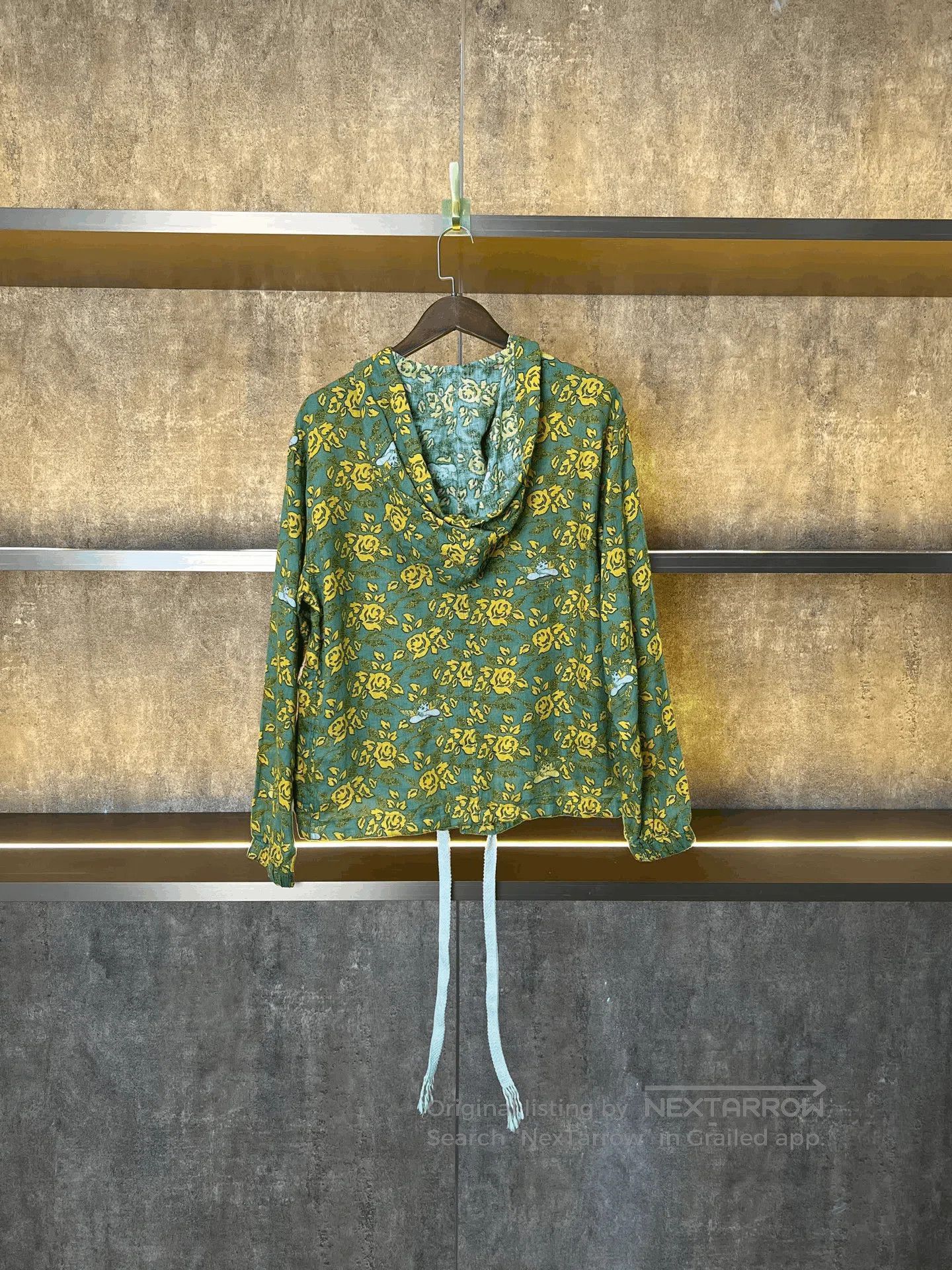 Other Loewe Green Floral Hooded Coat. Size L / US 10 / IT 46 - 2 Thumbnail