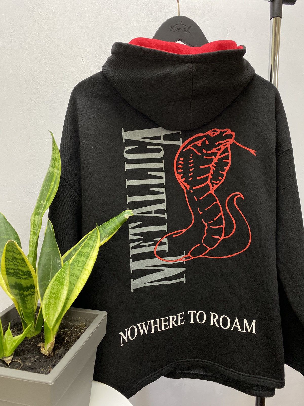 Band Tees × Metallica × Vintage Vintage 90s Metallica Nowhere Else To Roam Tour Hoodie Size US XL / EU 56 / 4 - 17 Thumbnail