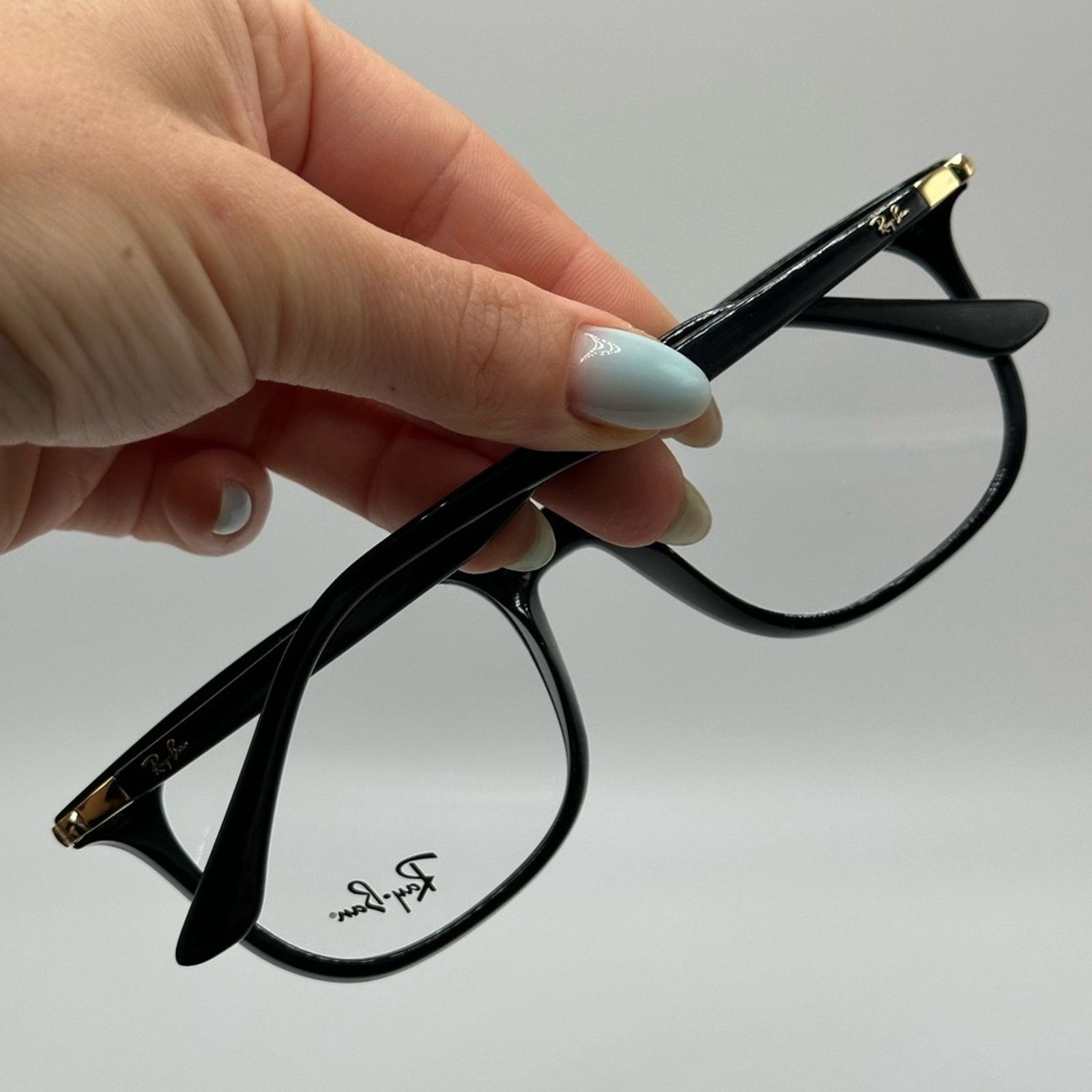 RayBan NEW RAY BAN RX7211 2000 Black Demo Lens Unisex Eyeglasses Size ONE SIZE - 7 Thumbnail