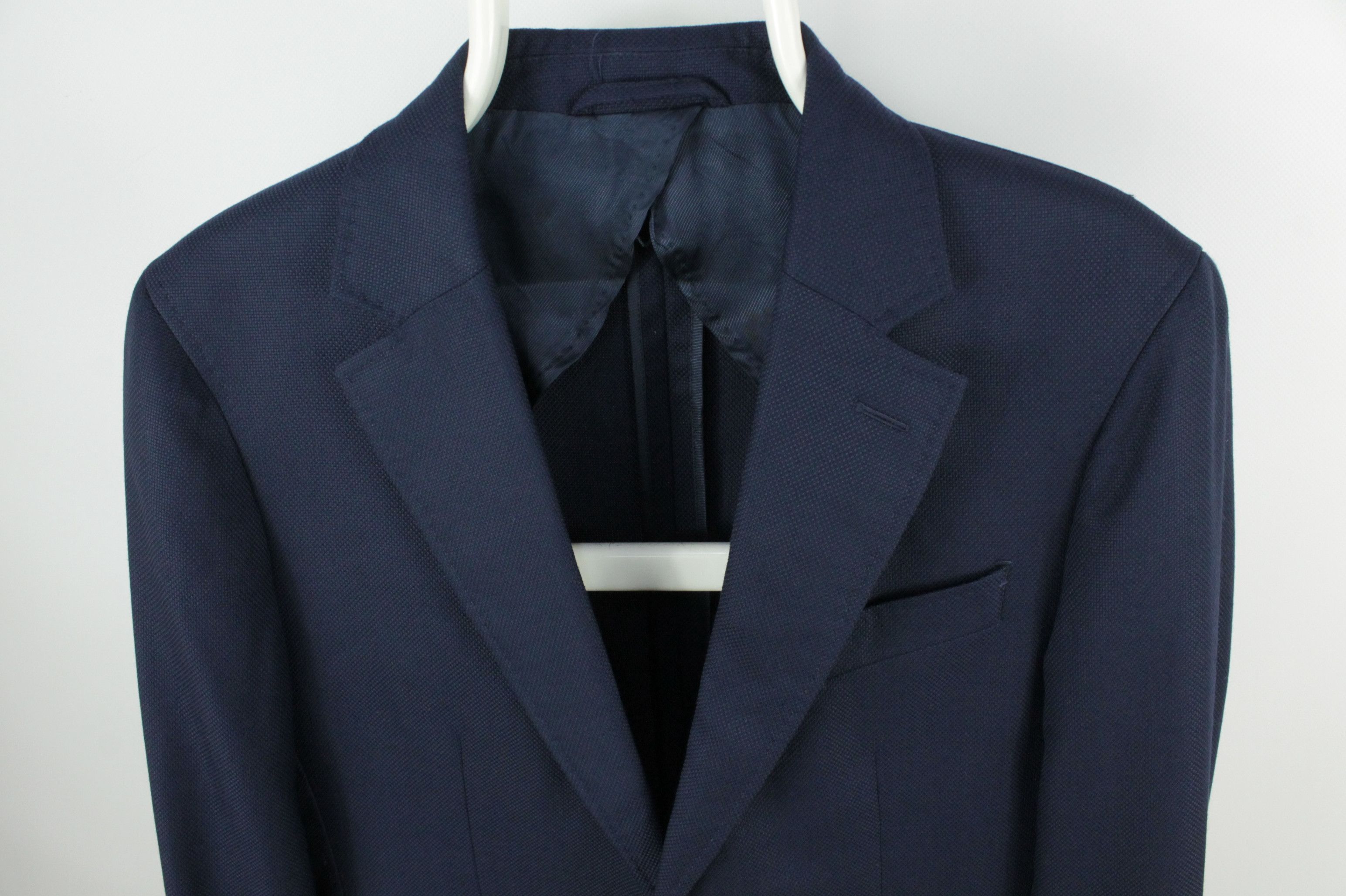 Hackett Hackett Mayfair Journey Hopsack Slim Fit Wool Blazer Jacket Size US M / EU 48-50 / 2 - 2 Thumbnail
