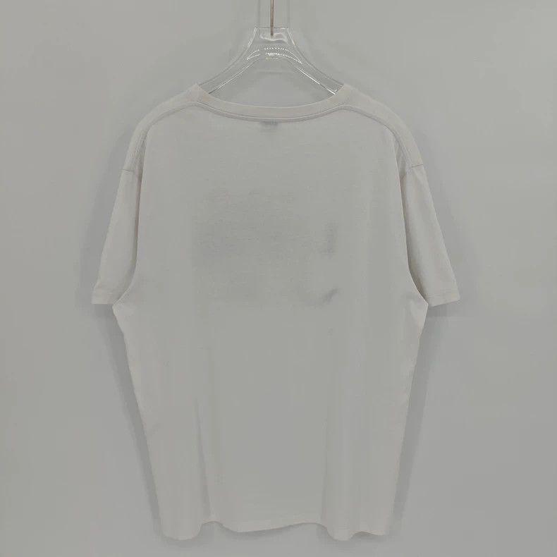 Loewe LOEWE White floral lettering embroidered short sleeves Size XL / US 12-14 / IT 48-50 - 2 Thumbnail