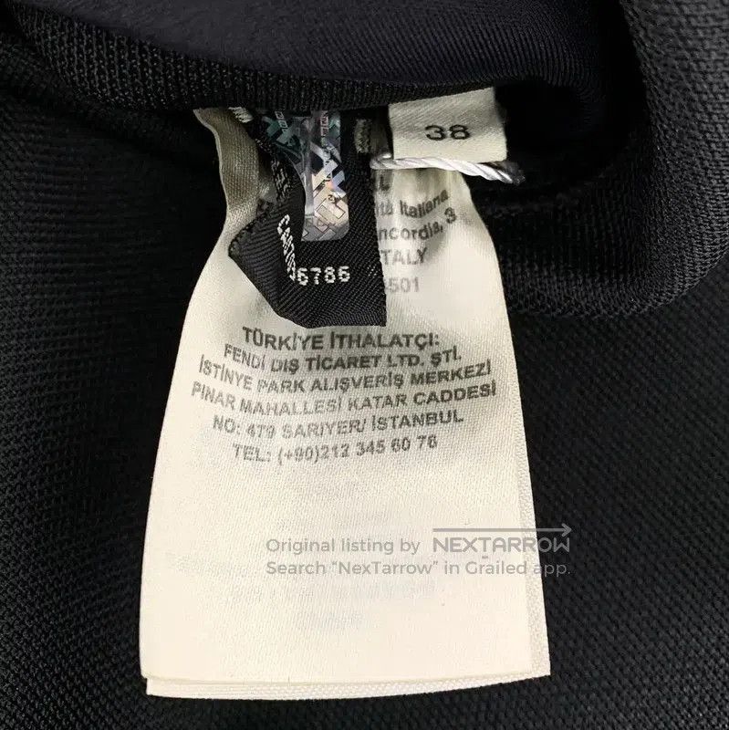 Fendi Fendi Black Midi Dress with Signature Details . Size S / US 4 / IT 40 - 7 Thumbnail