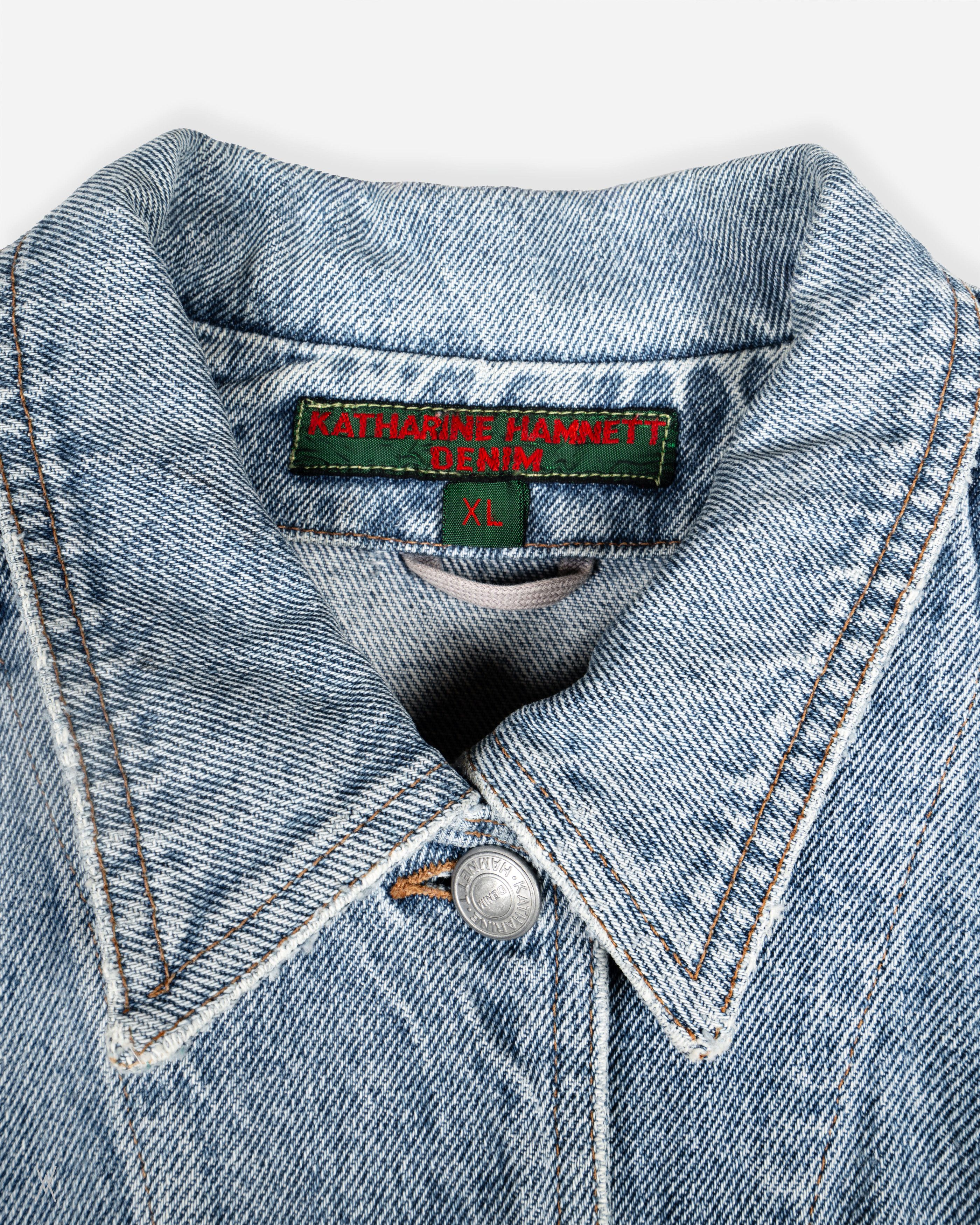 Katharine Hamnett London Katherine Hamnett London Denim Jacket Size XL / US 12-14 / IT 48-50 - 3 Thumbnail