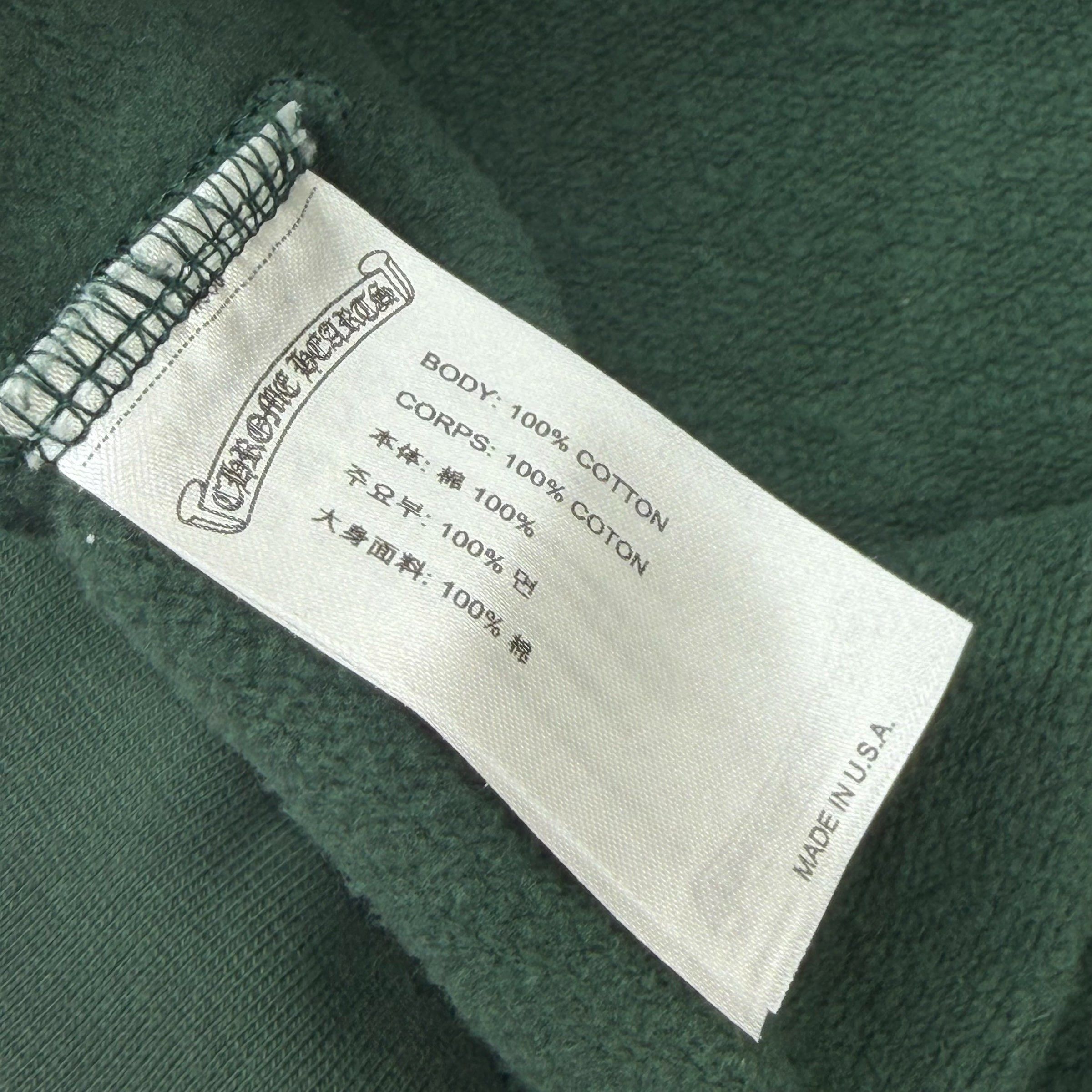 Chrome Hearts Chrome Hearts T-Bar Logo Hoodie Green S Size US S / EU 44-46 / 1 - 5 Thumbnail