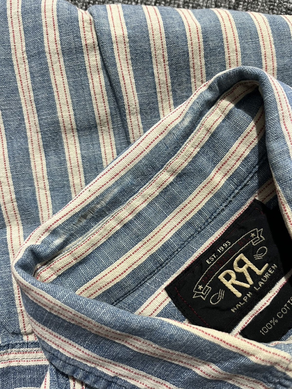 RRL Ralph Lauren Double RL, RRL Ralph Lauren shirt button vintage Size US M / EU 48-50 / 2 - 5 Thumbnail