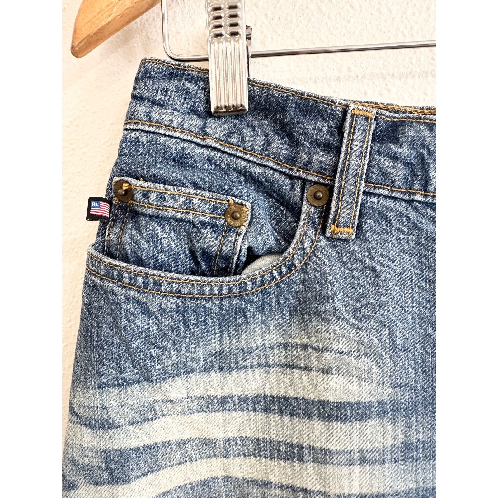 Polo Ralph Lauren Y2K Polo Ralph Lauren Jean Skirt size 4 Size 27" / US 4 / IT 40 - 4 Thumbnail