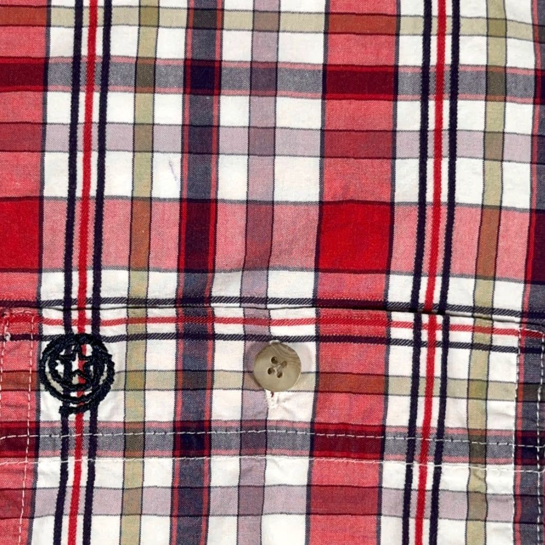 Wrangler Wrangler George Strait Shirt Adult XL Red Plaid Western Cowboy Music Shirt | Long Sleeve Button-Up Cotton with Pockets Size US XL / EU 56 / 4 - 6 Thumbnail
