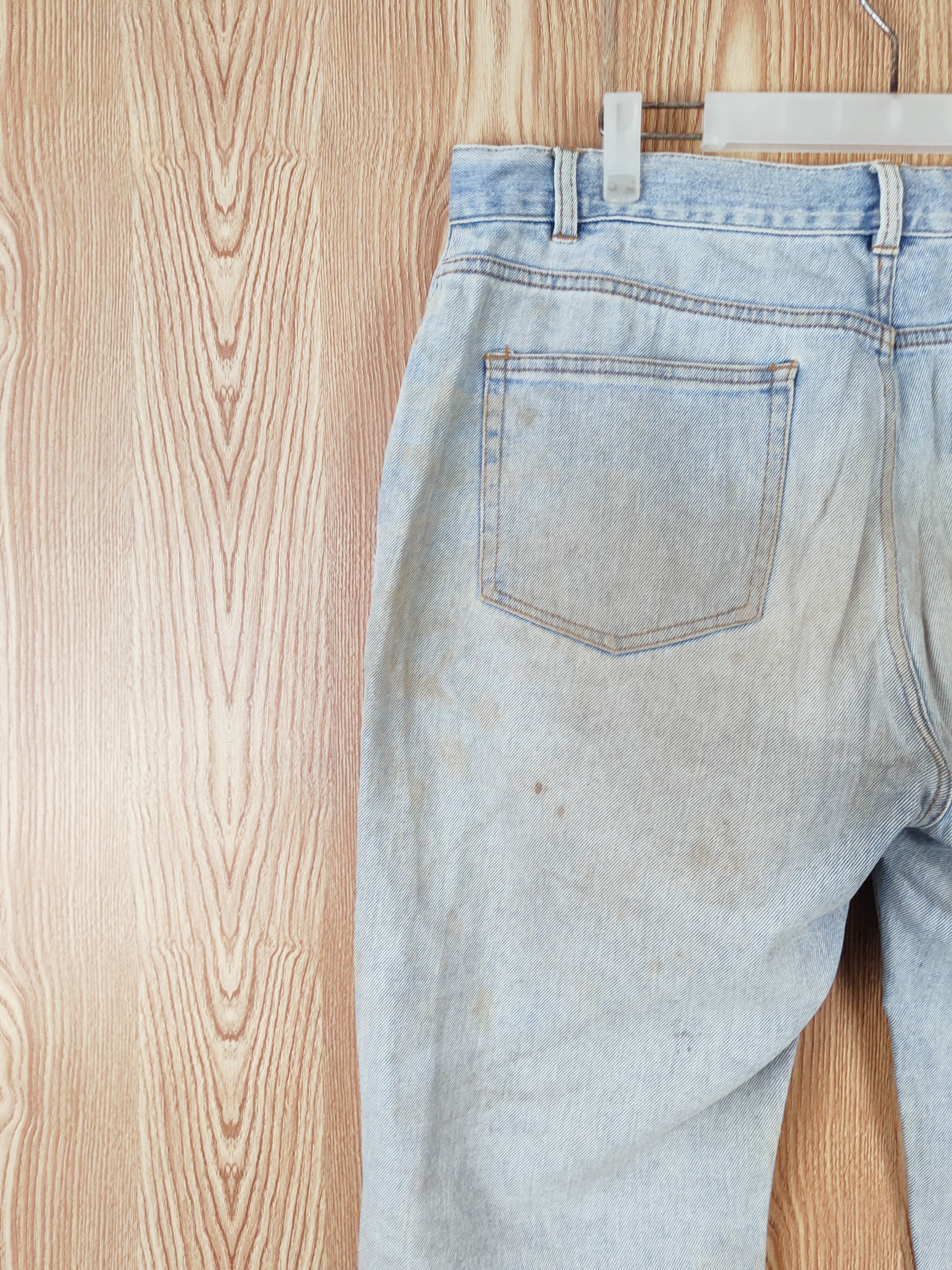 Japanese Brand OSJ Blue Faded Distressed Ripped Jeans #W690 Size US 36 / EU 52 - 8 Thumbnail