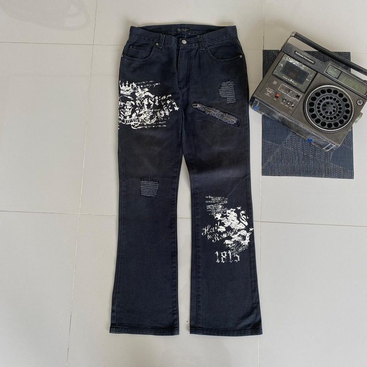 Bootcut Japanes Mon Ma Mes Simamura Designer