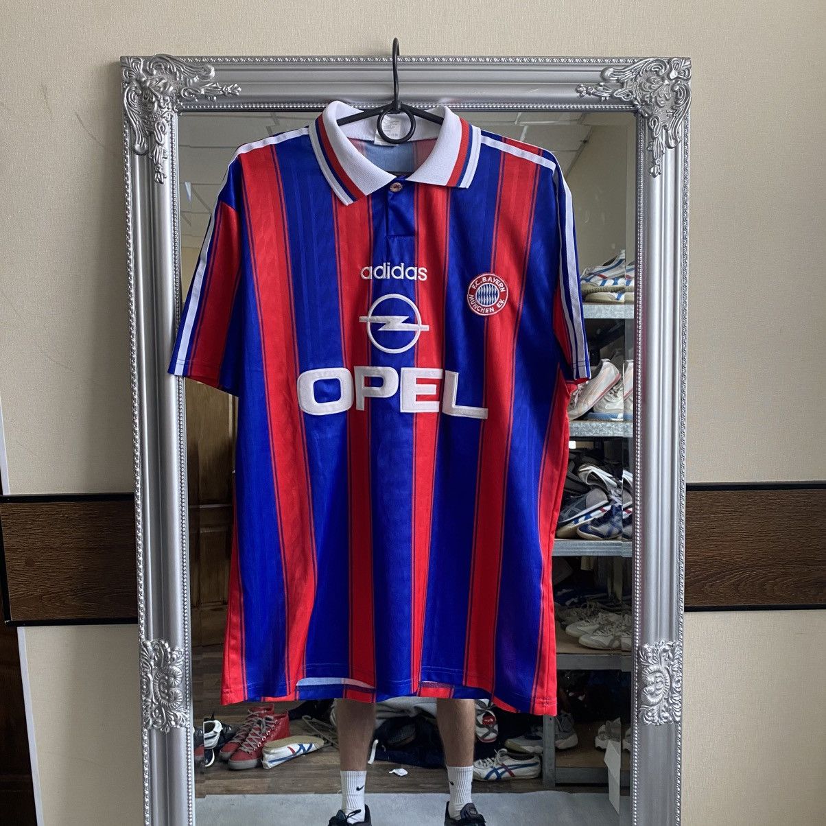 Adidas Vintage adidas Bayern Munich soccer jersey Opel size M Size US M / EU 48-50 / 2 - 1 Thumbnail