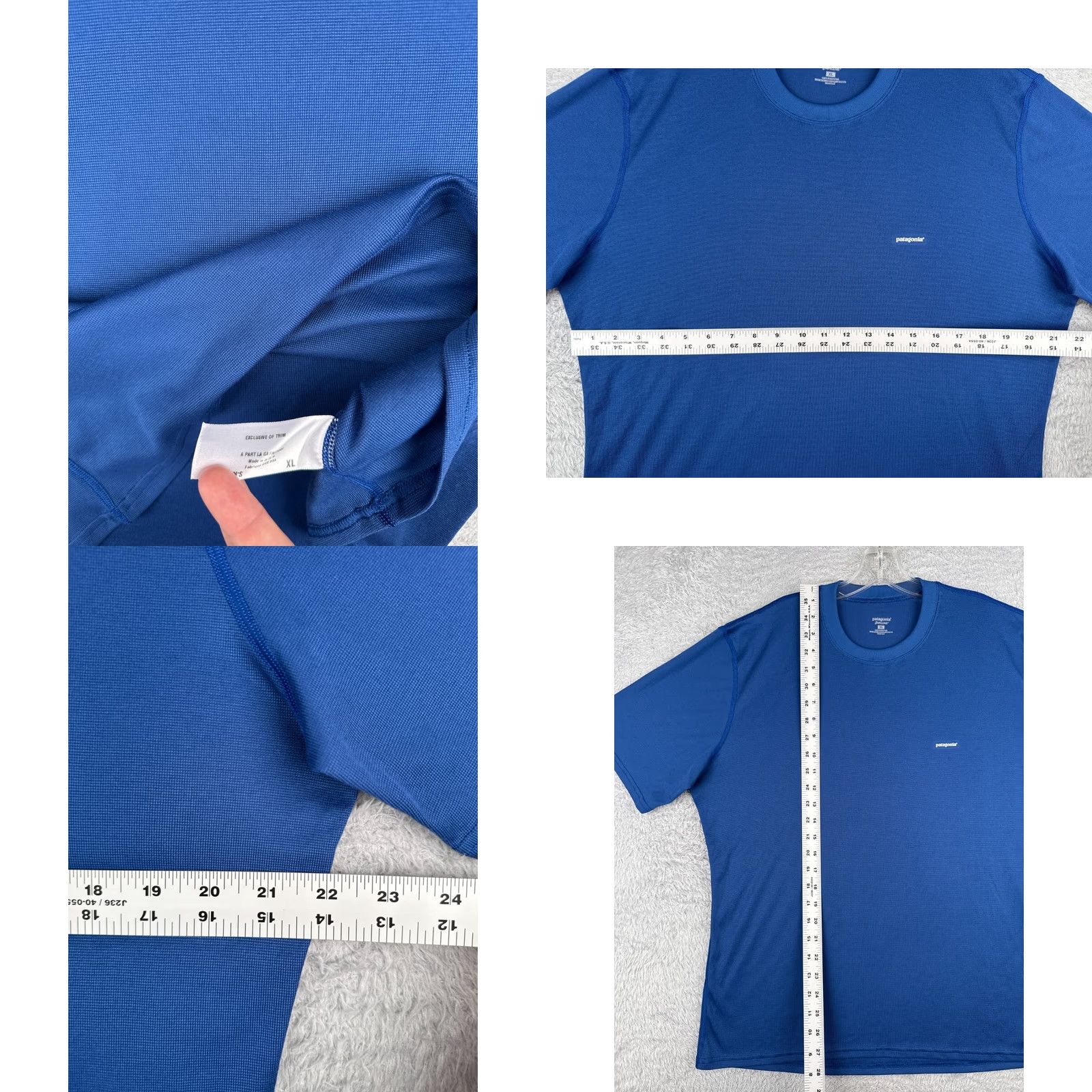Patagonia Patagonia Shirt Adult XL Blue Capilene Short Sleeve Crew Neck Polyester Shirt Mens XL Blue Capilene Short Sleeve Crew Neck Polyester Size US XL / EU 56 / 4 - 8 Thumbnail