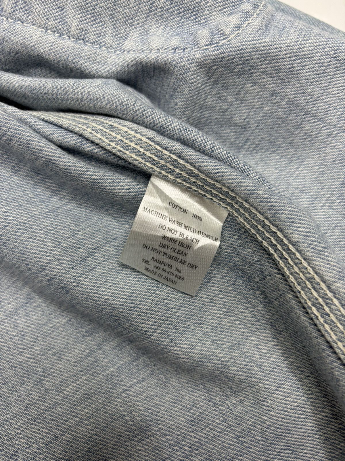 Blue Blue Japan × Evisu × Momotaro Jeans 🔥MOMOTARO JAPAN BLUE DENIM CHORE JACKET Size US M / EU 48-50 / 2 - 16 Thumbnail