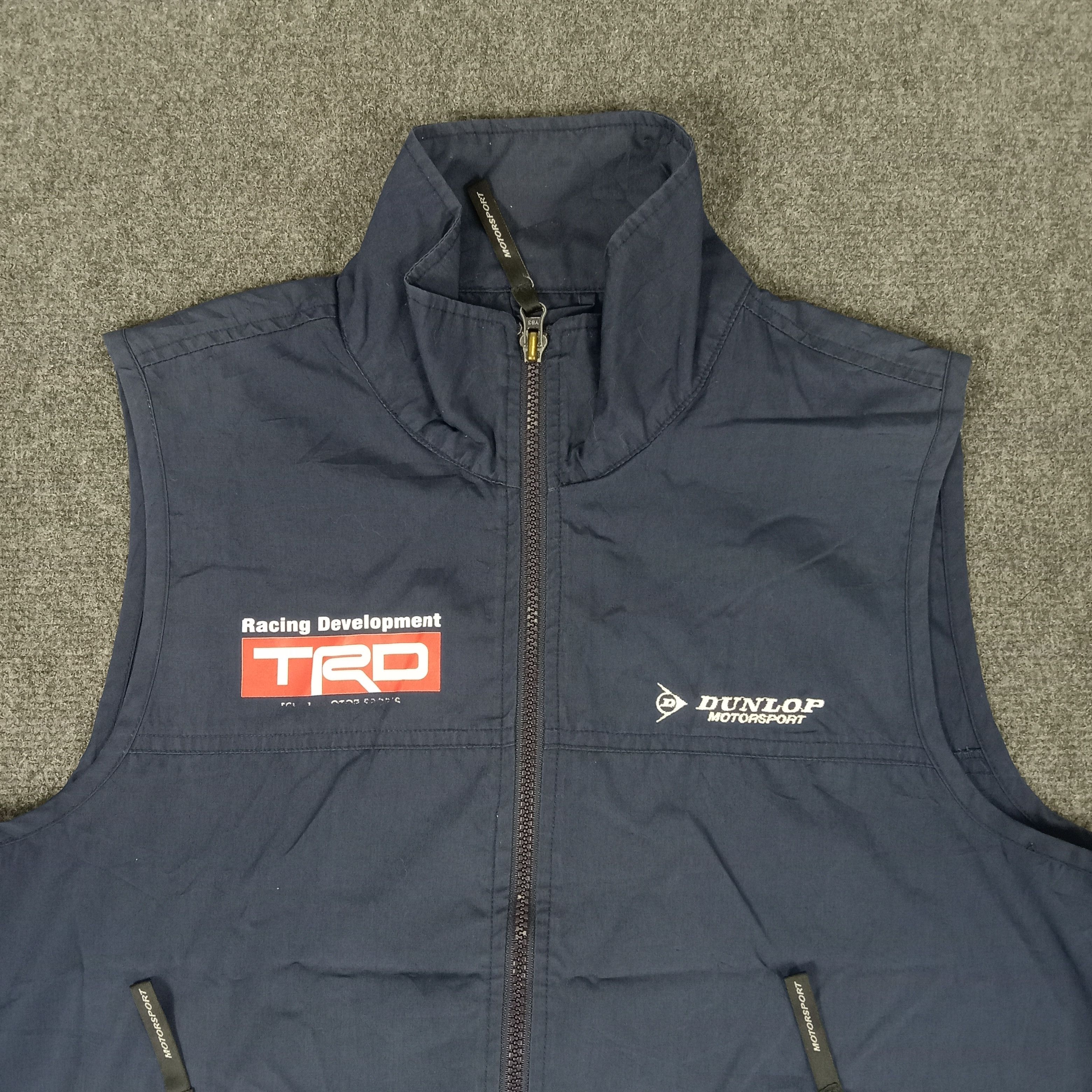 Dunlop × Vintage TRD Racing Development Toyota Team Custom Art Vest Size US S / EU 44-46 / 1 - 6 Thumbnail