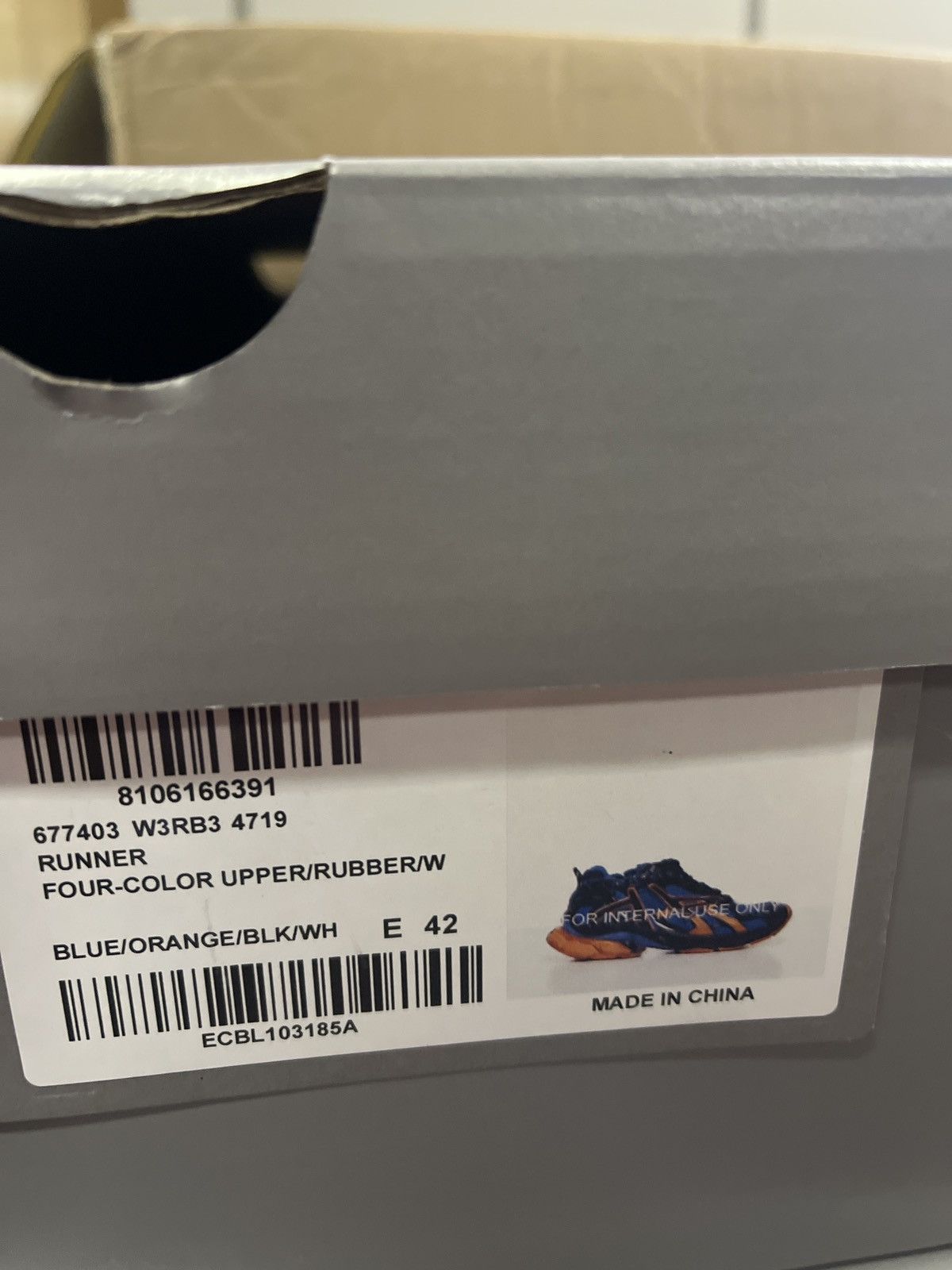 Balenciaga o1rshd1 Q:3 / Caged Mesh Runners Knicks Color Way Multicolor Size US 9 / EU 42 - 13 Thumbnail