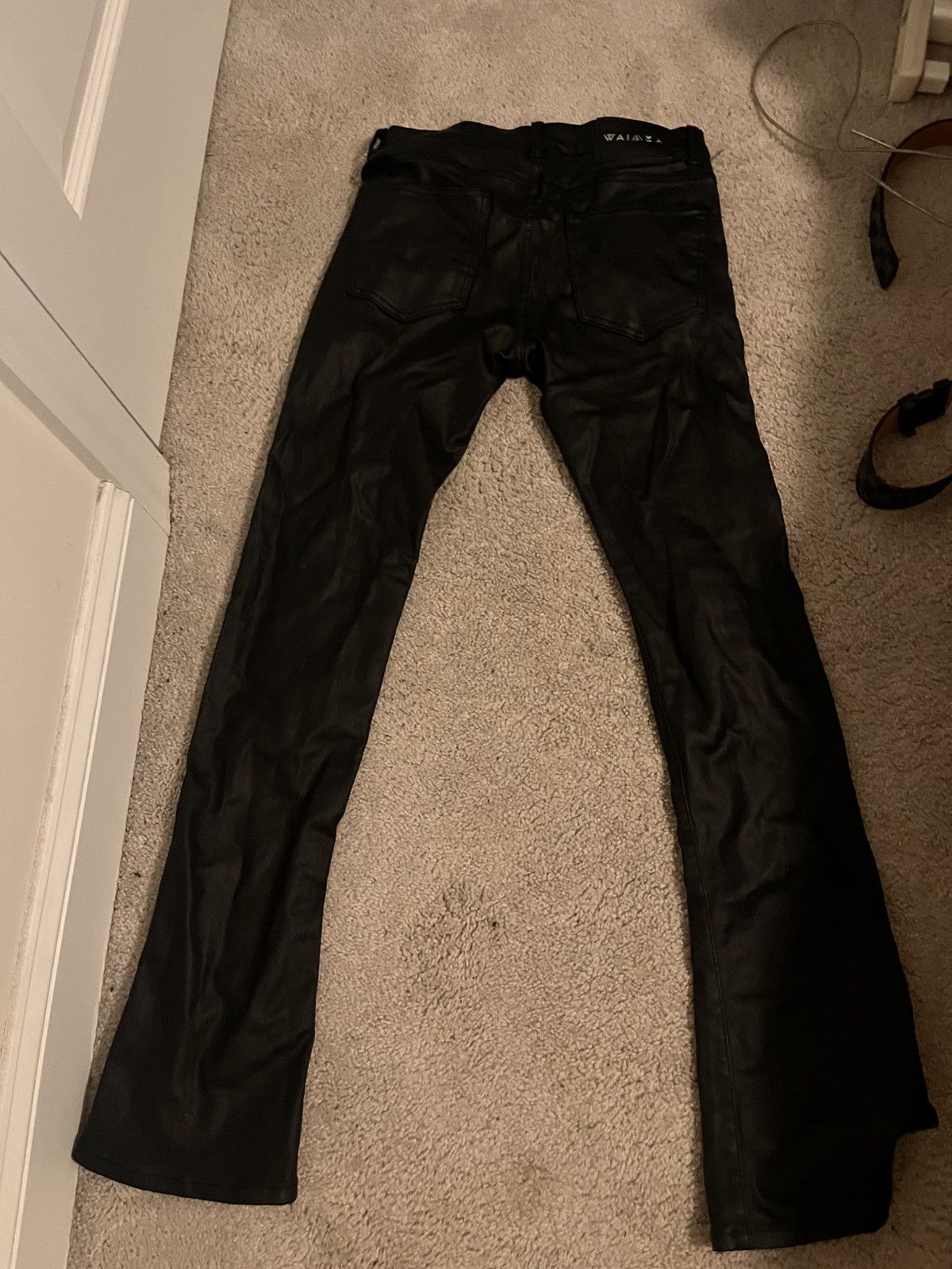 Waimea Waimea leather flared jeans Size US 30 / EU 46 - 3 Thumbnail