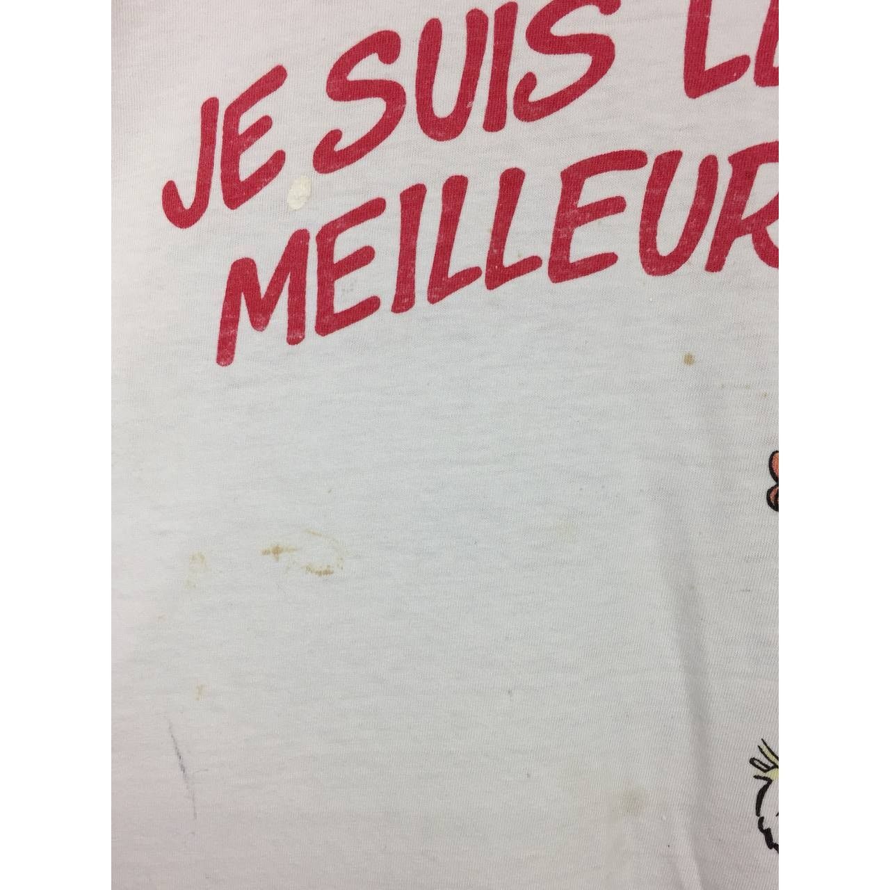Cartoon Network × Vintage Vtg 90s Gaston Lagaffe Humor Comic Cartoon Single Stitch Tee Size US XL / EU 56 / 4 - 6 Thumbnail