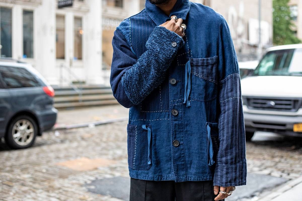Loewe LOEWE Boro Detail Indigo Jacket Size US M / EU 48-50 / 2 - 1 Thumbnail