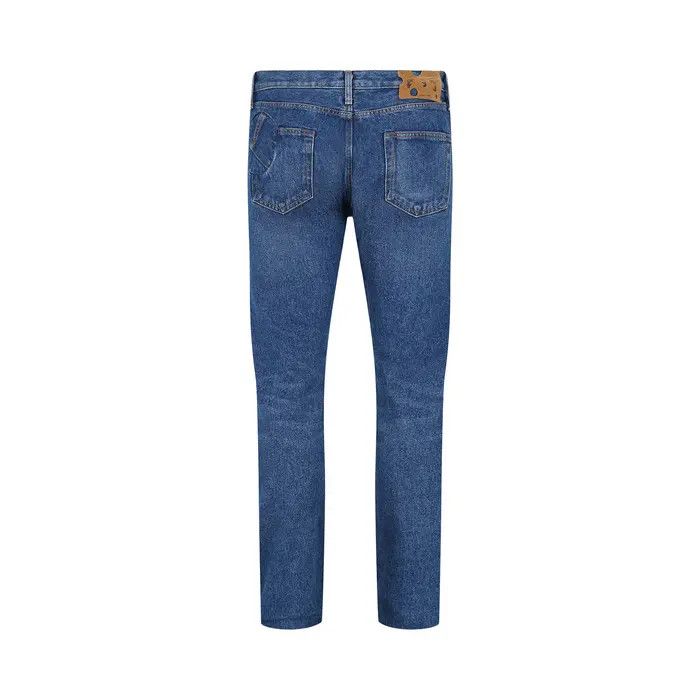 Off-White o1y0225 Denim Pant in Blue/White Size US 34 / EU 50 - 2 Thumbnail