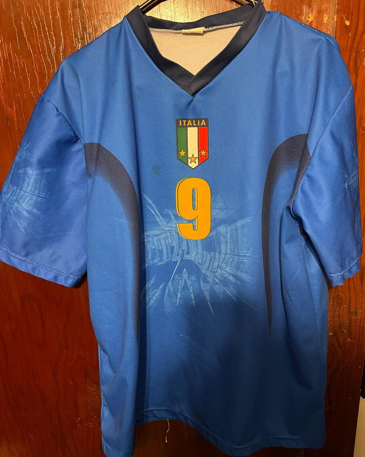 Other ITALY #9 TONI Blue Football/Soccer Jersey Kid's Size XL Size ONE SIZE - 2 Thumbnail
