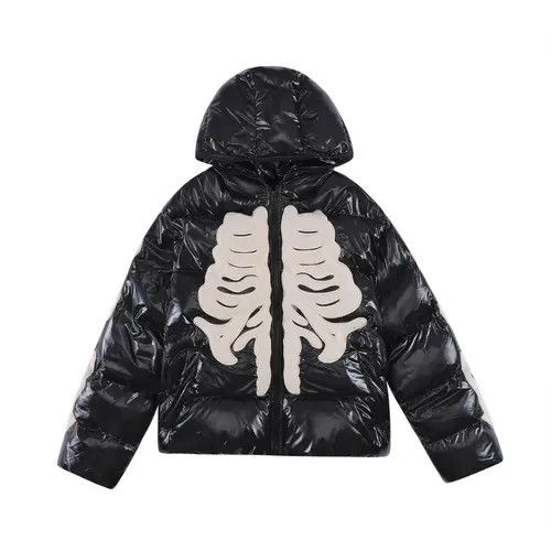 Ewing Dry Goods Skeleton Puffer Jacket Gothic Rock Punk Size US L / EU 52-54 / 3 - 1 Thumbnail