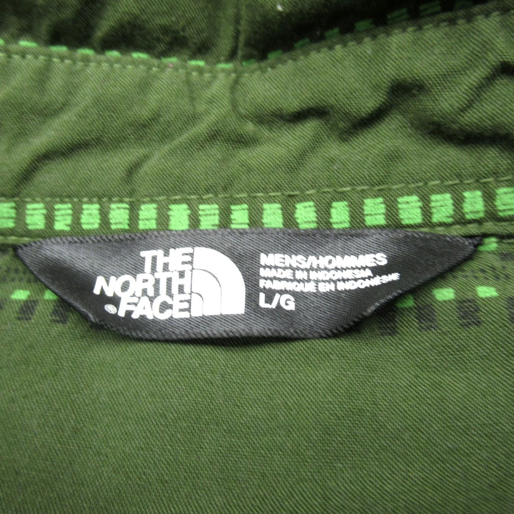 The North Face The North Face Shirt Mens Large Green Striped Long Sleeve Button Up Casual Size US L / EU 52-54 / 3 - 4 Thumbnail